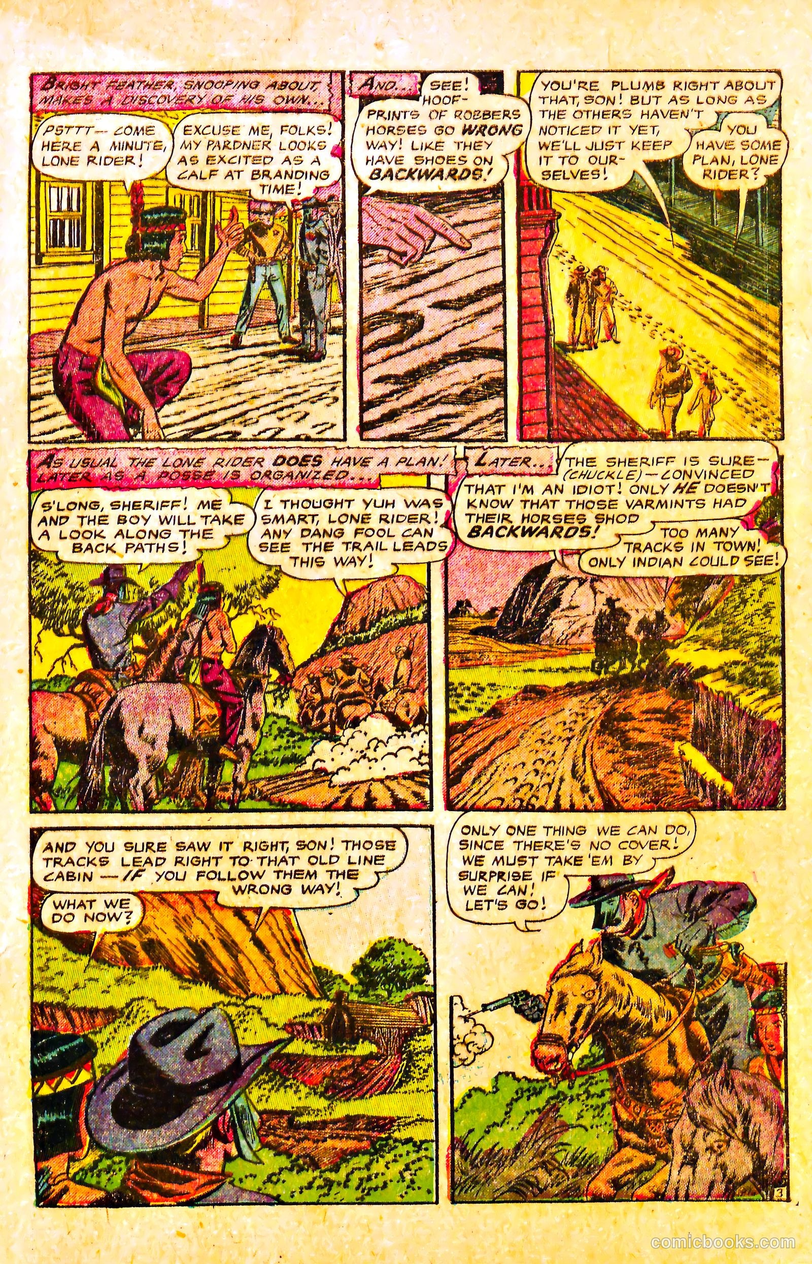 The Lone Rider #17 (1954) — page 5 of 36