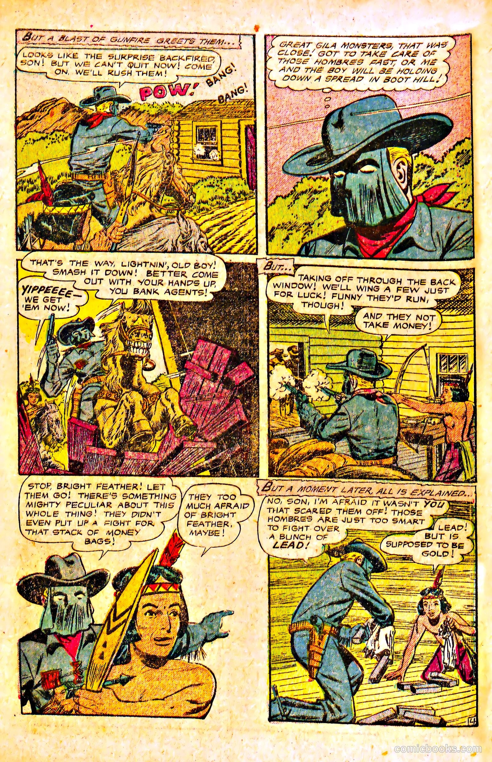 The Lone Rider #17 (1954) — page 6 of 36