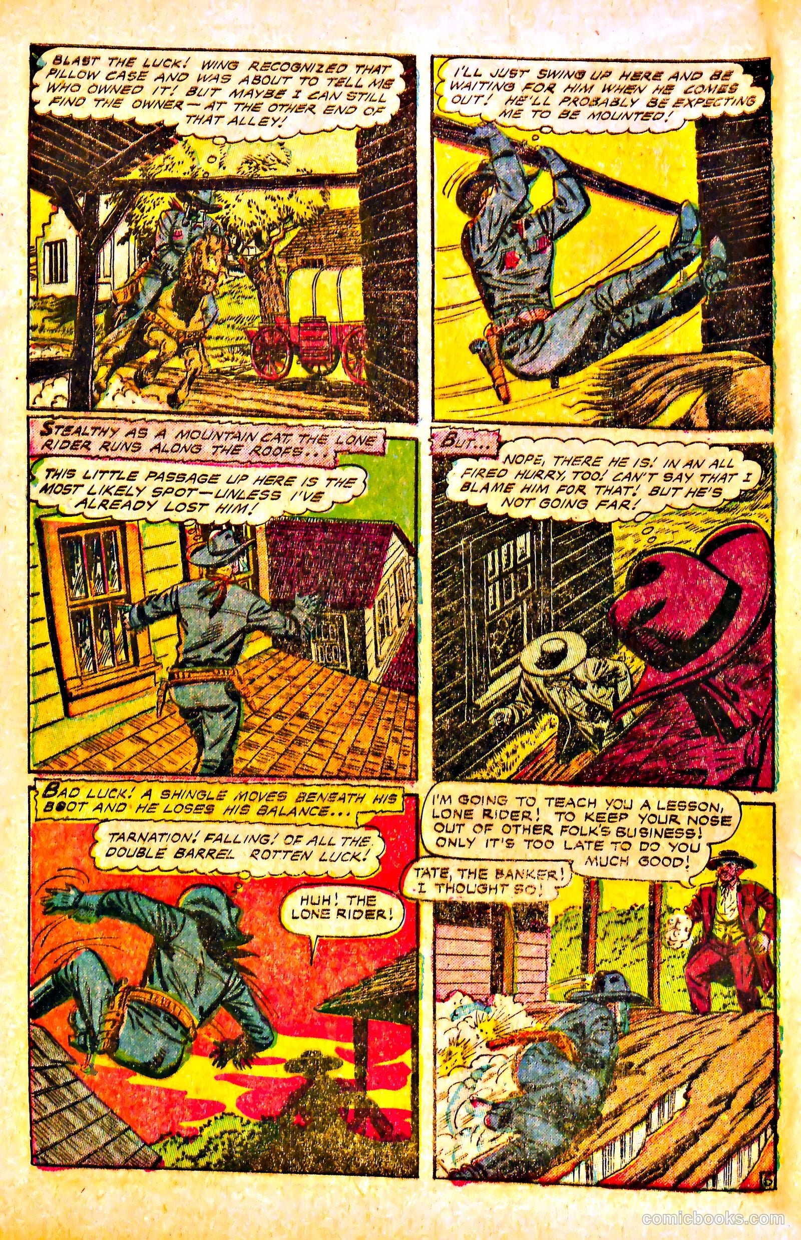 The Lone Rider #17 (1954) — page 8 of 36