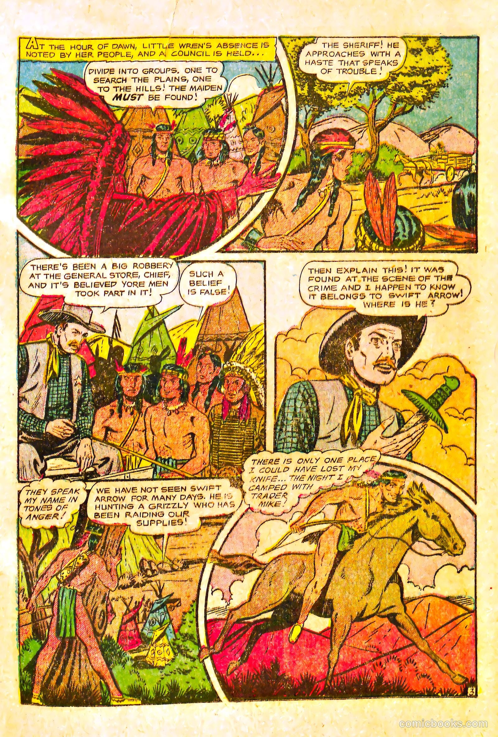 The Lone Rider #17 (1954) — page 13 of 36