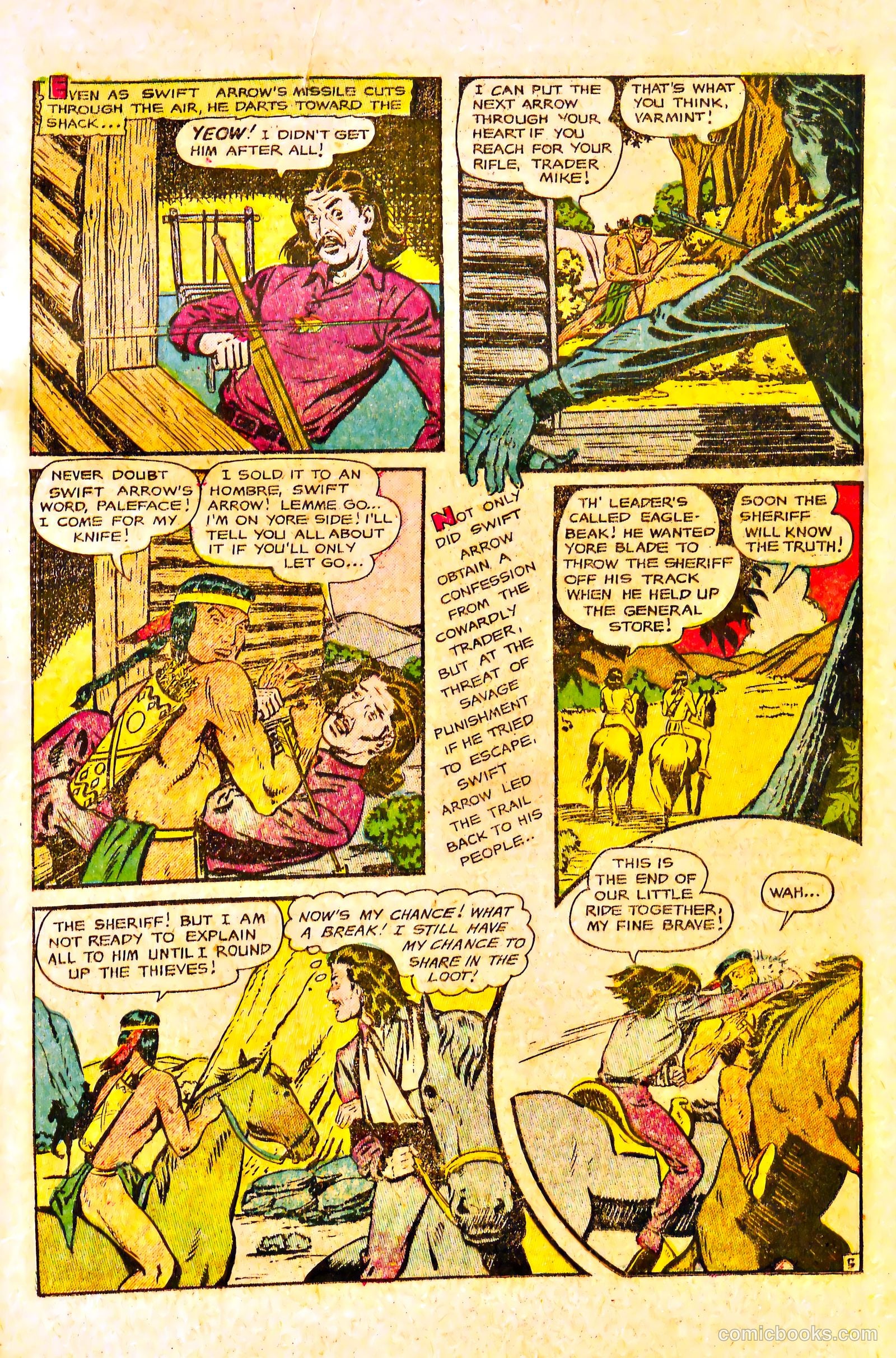 The Lone Rider #17 (1954) — page 15 of 36