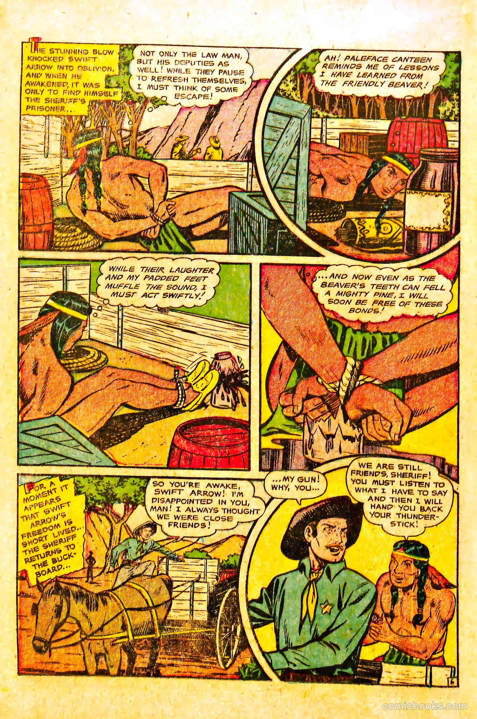 The Lone Rider #17 (1954) — page 16 of 36