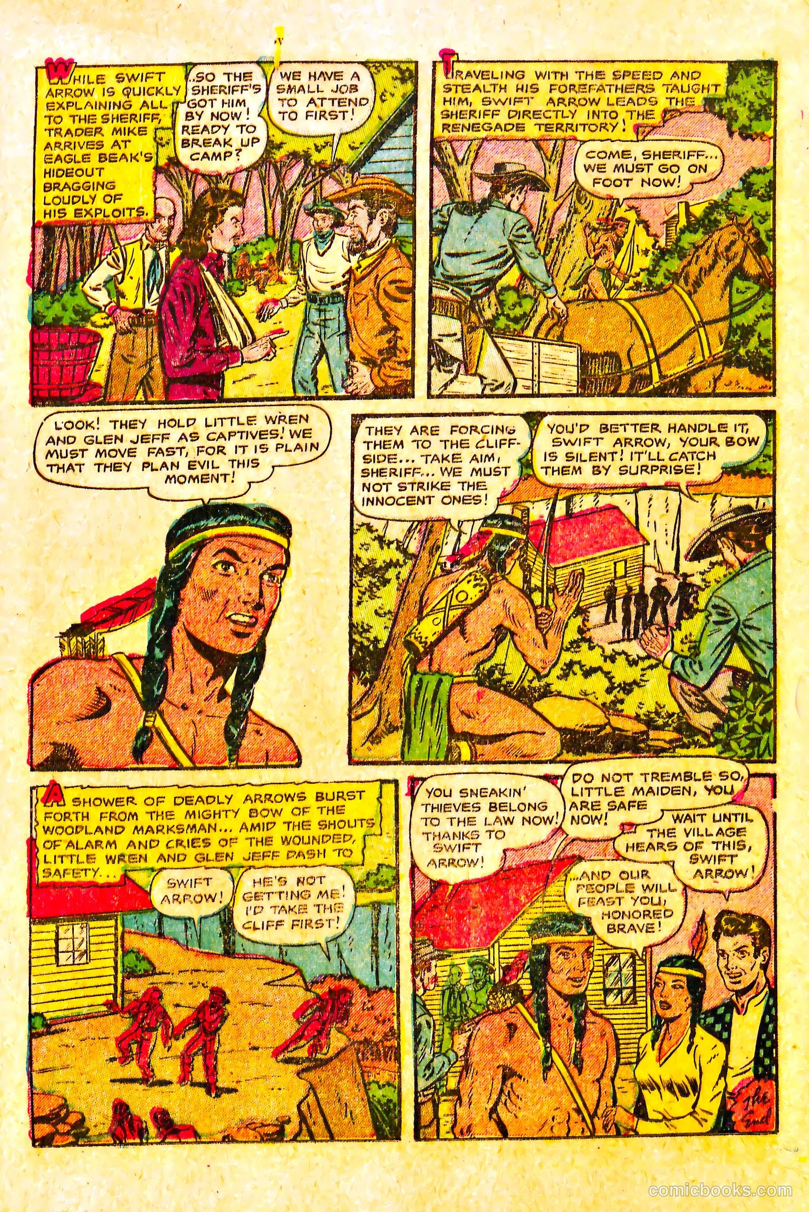 The Lone Rider #17 (1954) — page 17 of 36