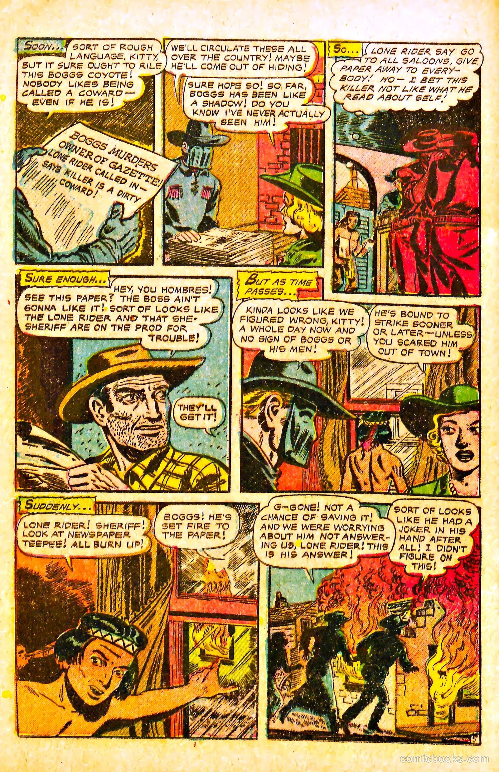 The Lone Rider #17 (1954) — page 24 of 36
