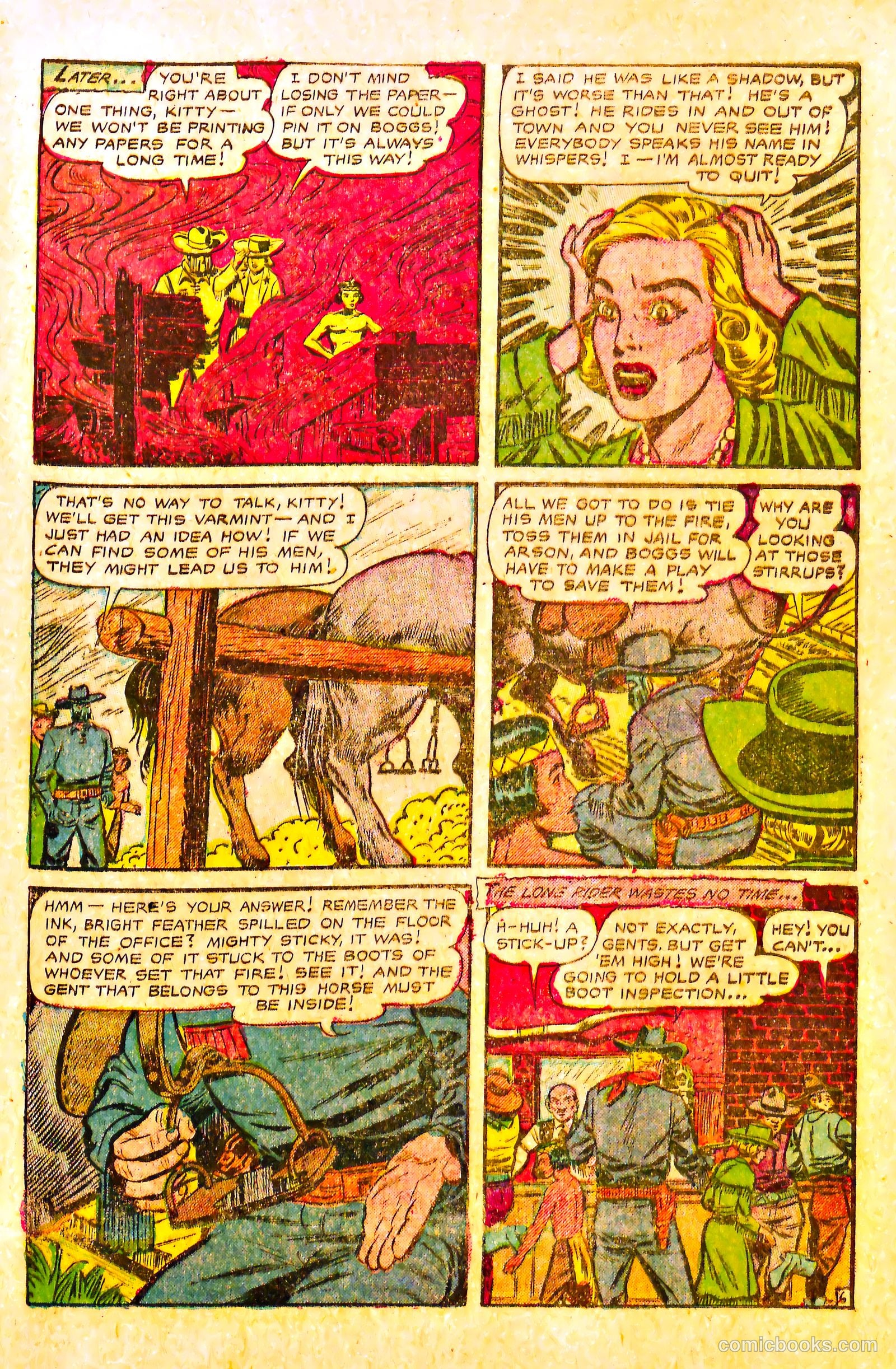 The Lone Rider #17 (1954) — page 25 of 36
