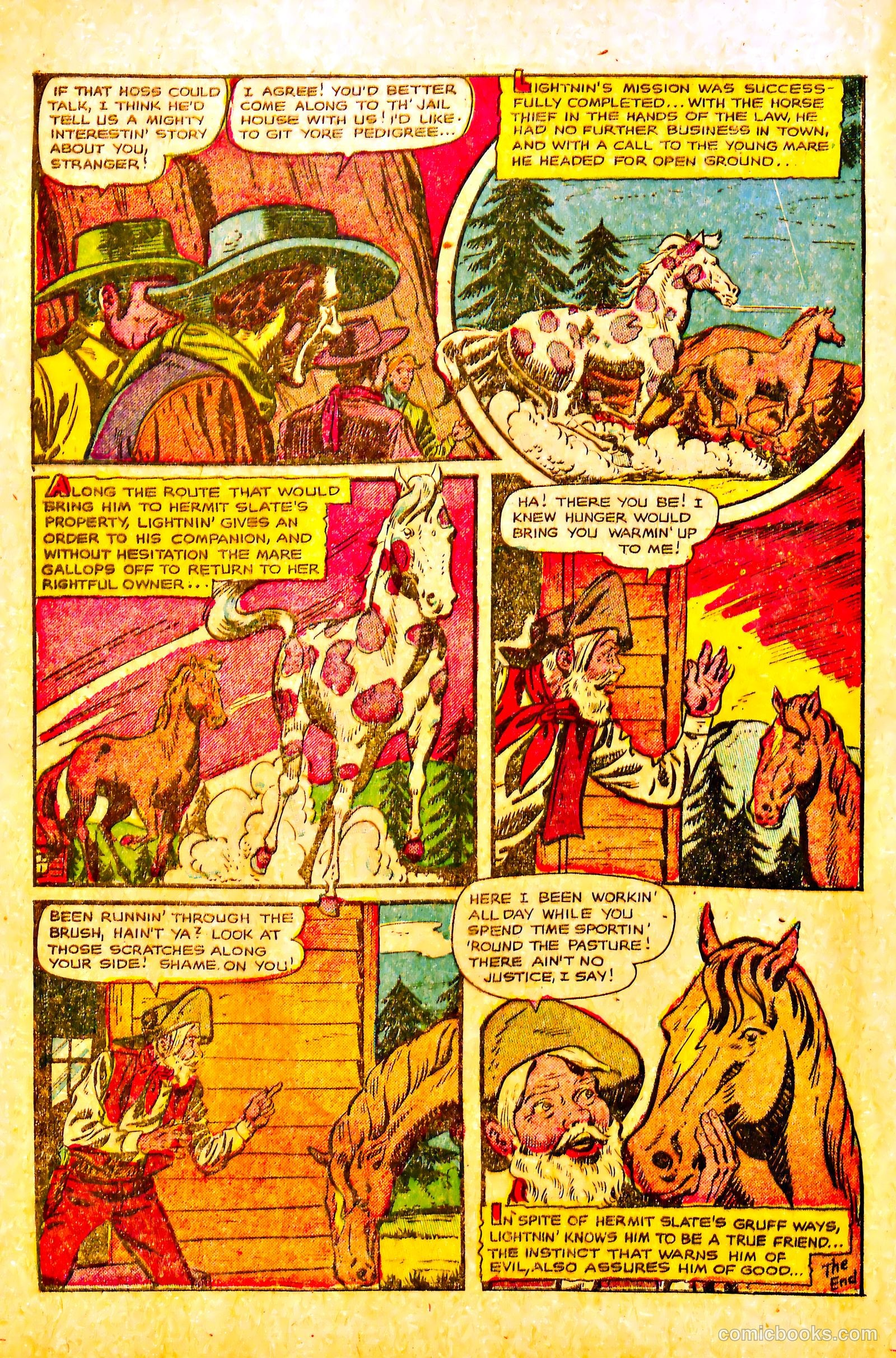 The Lone Rider #17 (1954) — page 32 of 36