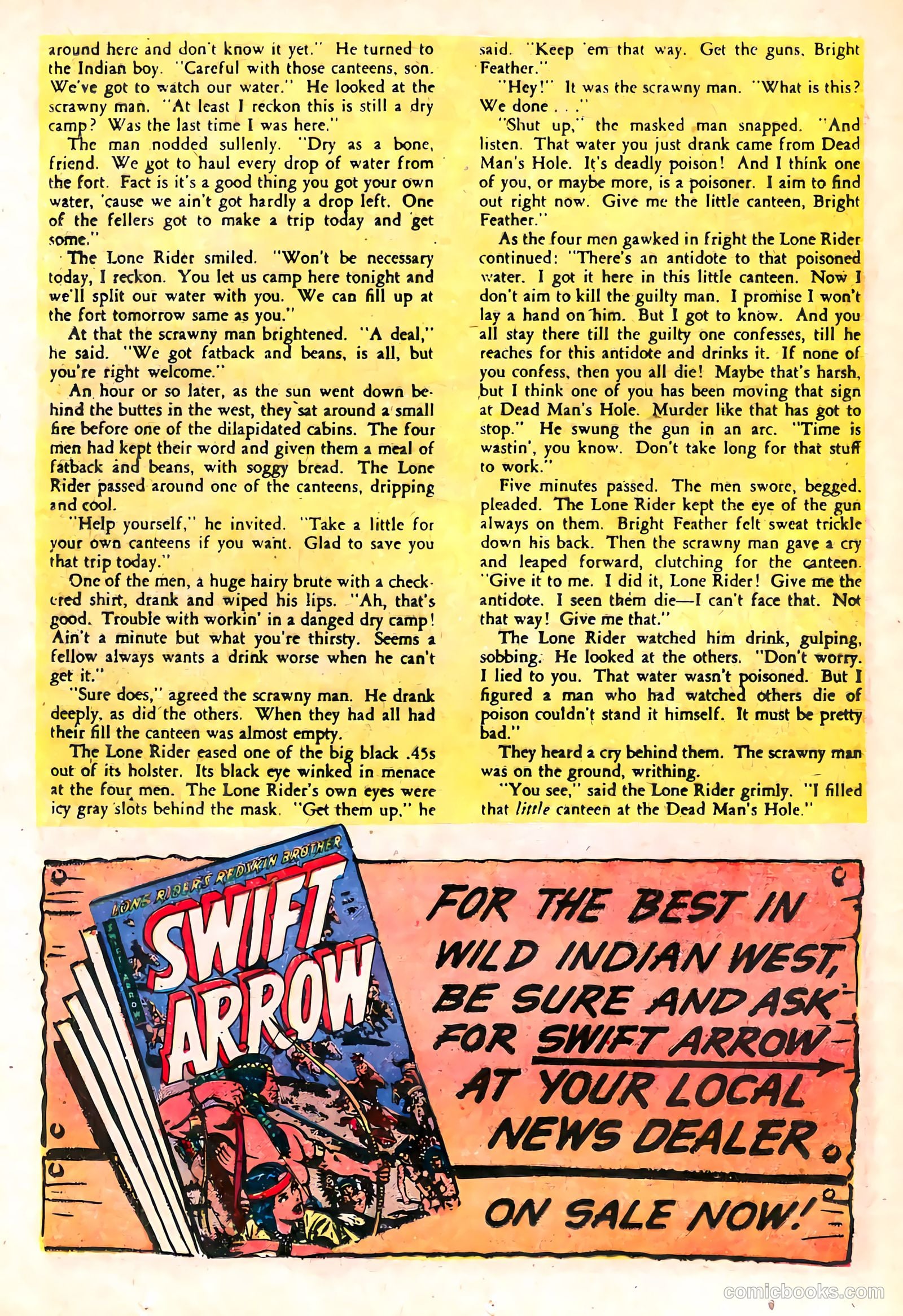 The Lone Rider #19 (1954) — page 22 of 36