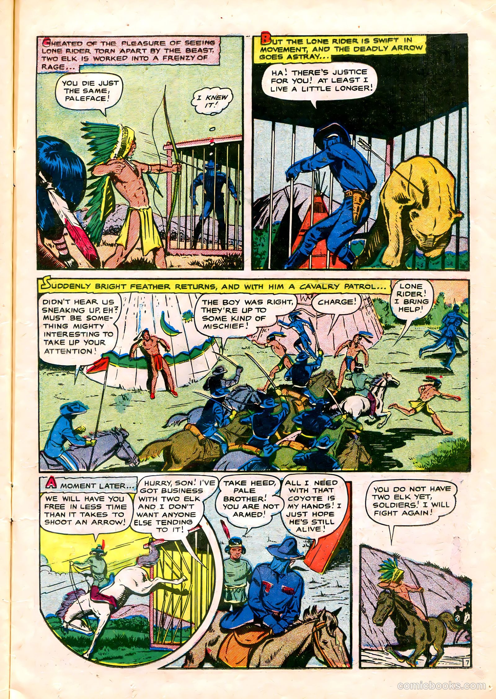 The Lone Rider #20 (1954) — page 11 of 36