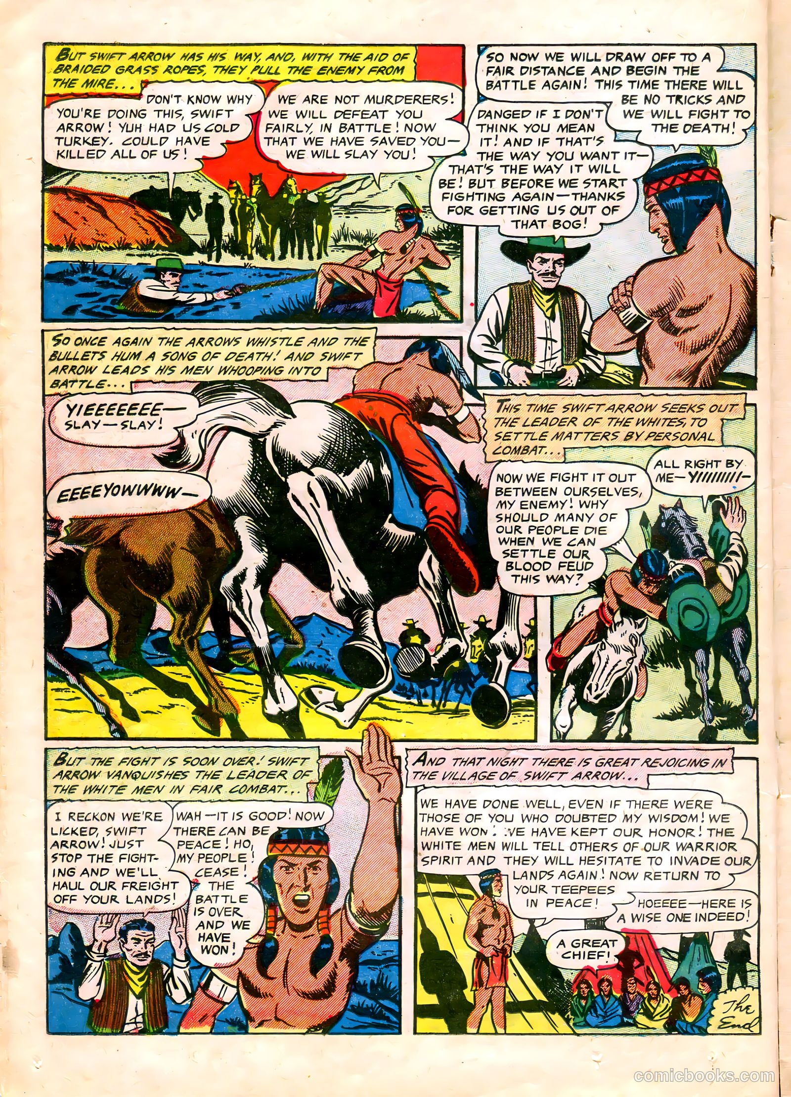 The Lone Rider #20 (1954) — page 16 of 36