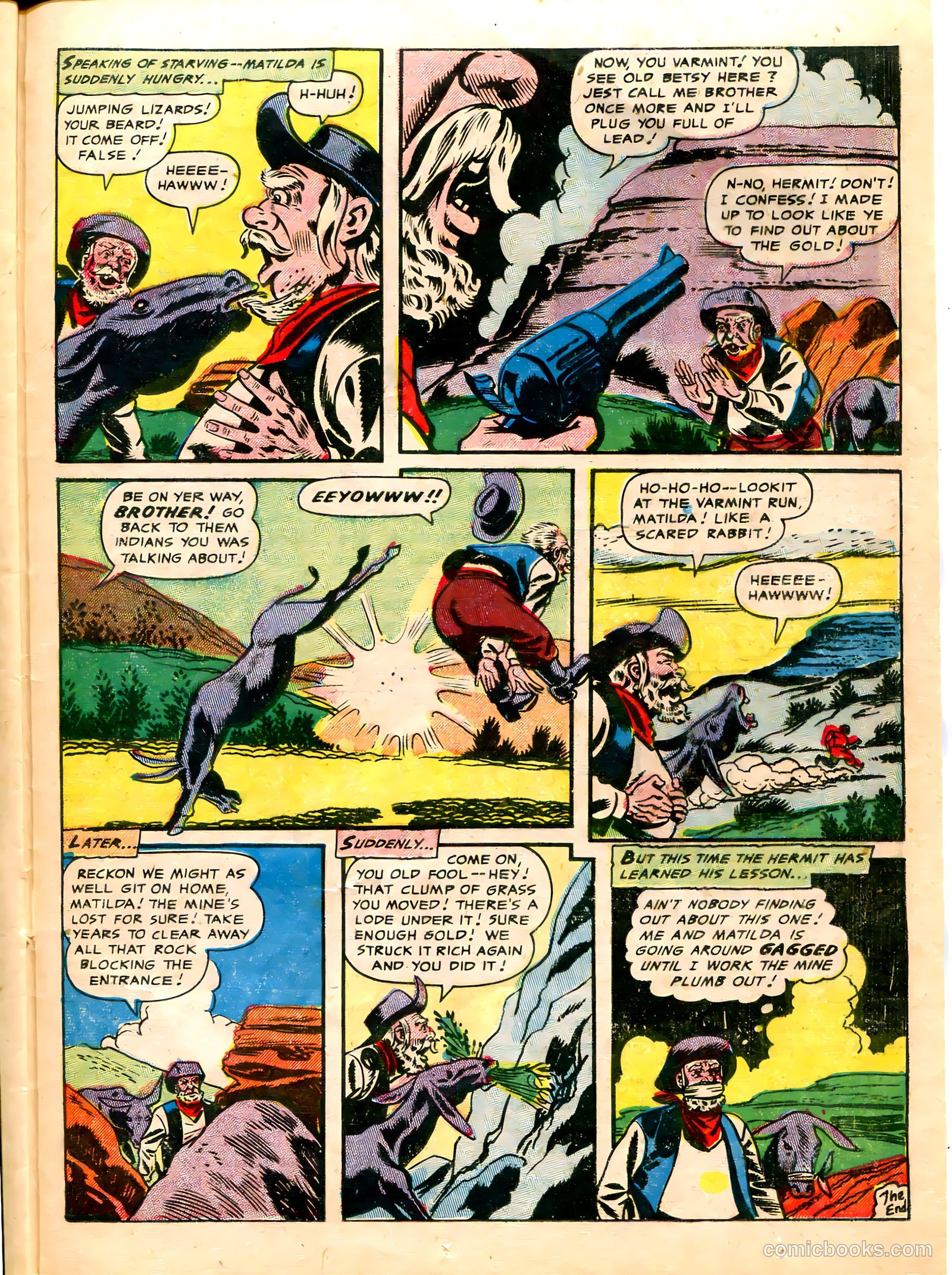 The Lone Rider #20 (1954) — page 25 of 36
