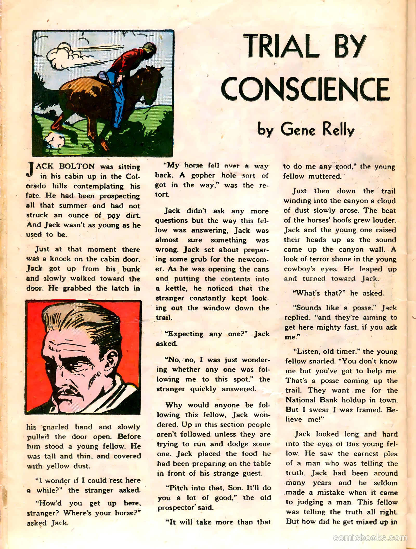 The Lone Rider #20 (1954) — page 26 of 36