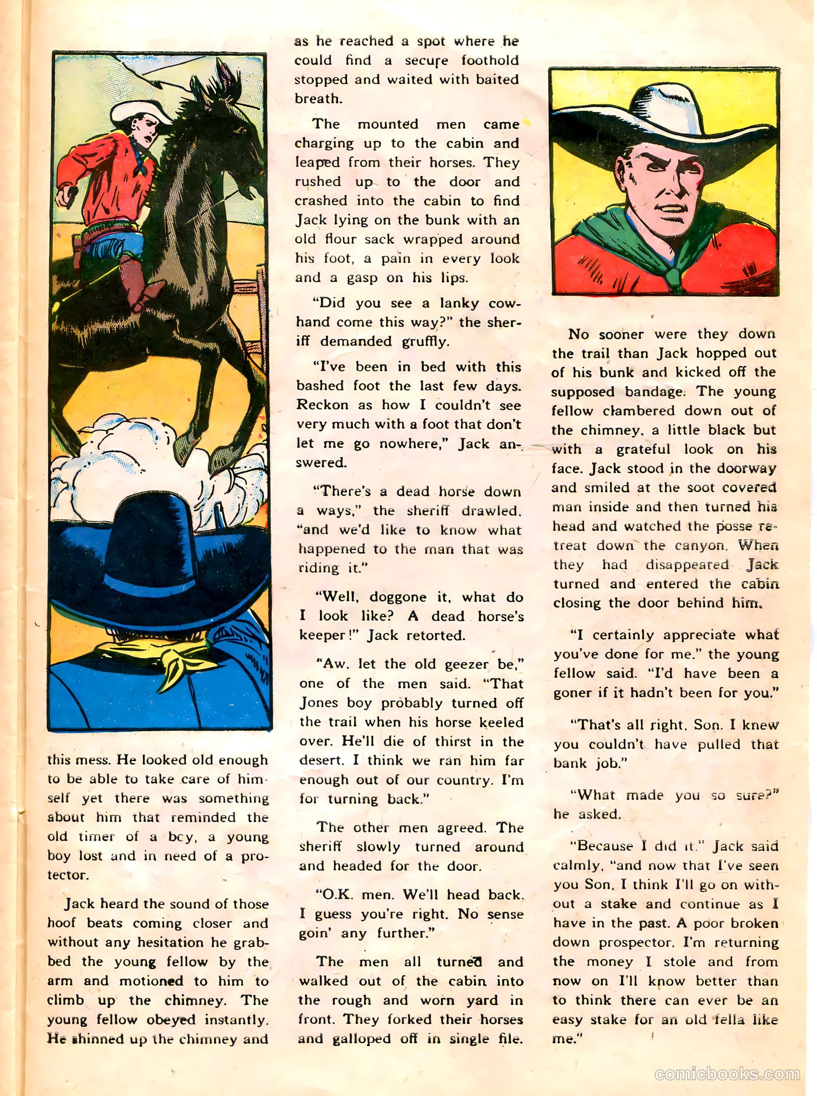 The Lone Rider #20 (1954) — page 27 of 36