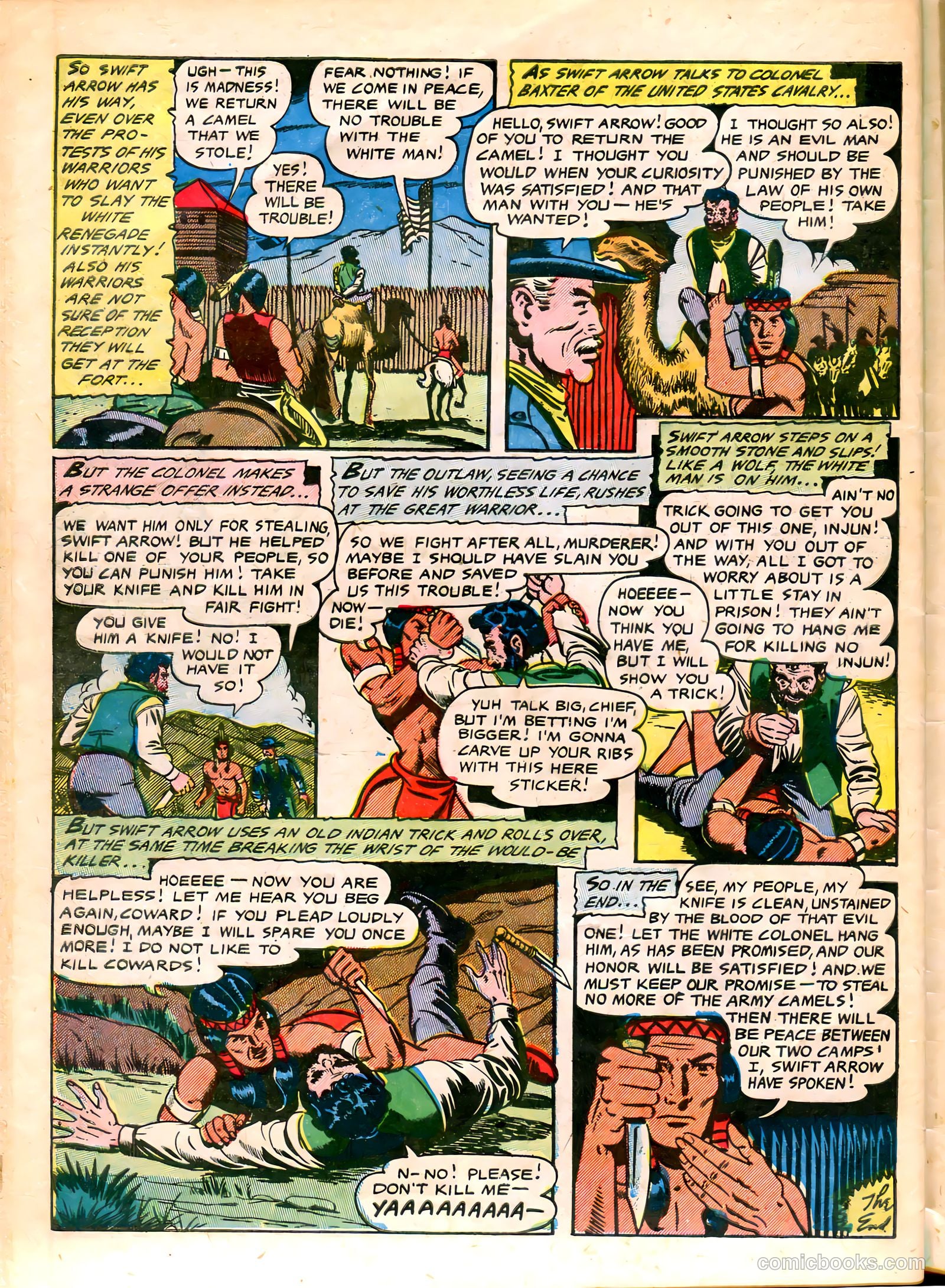 The Lone Rider #20 (1954) — page 32 of 36