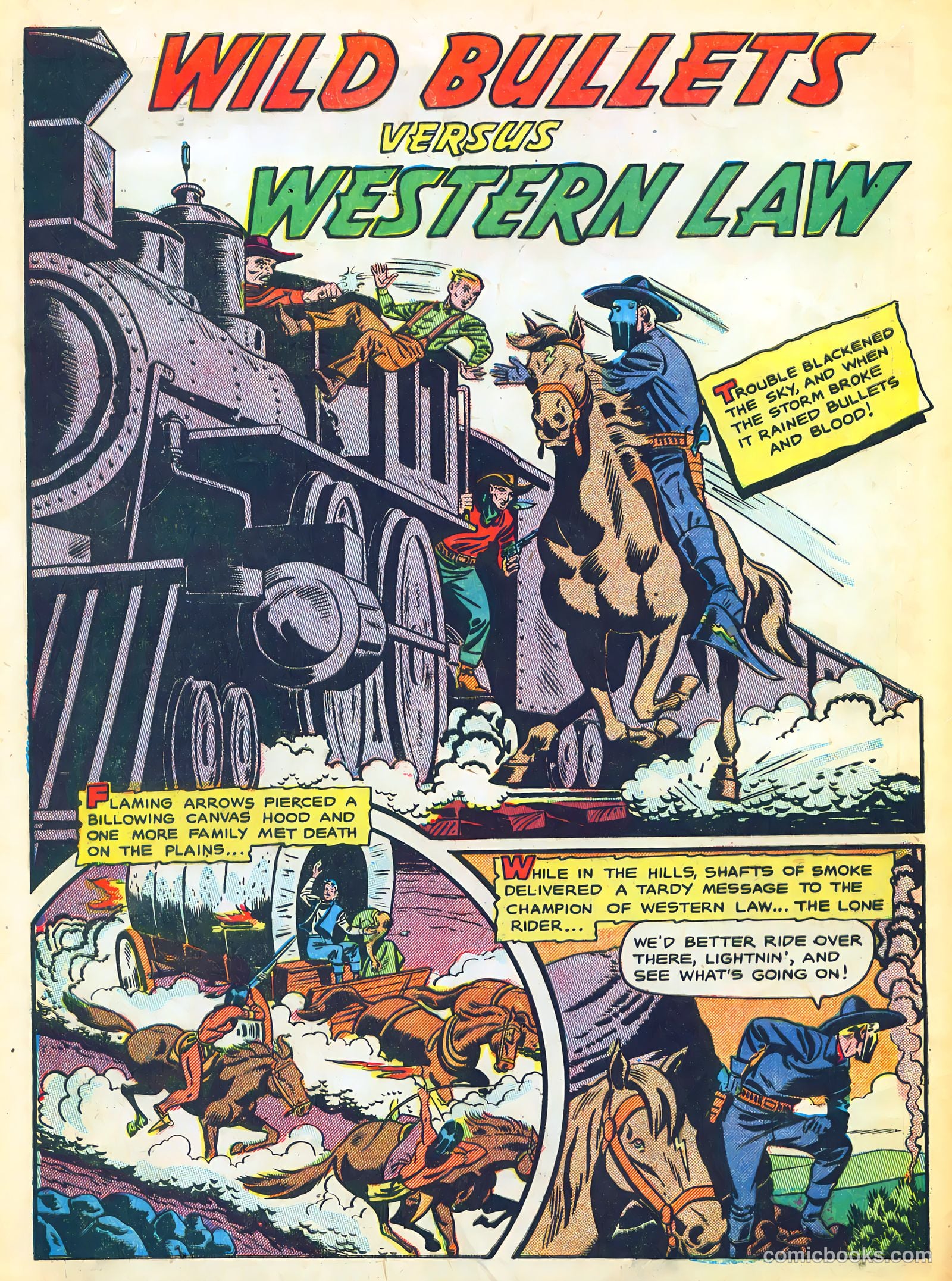 The Lone Rider #23 (1954) — page 4 of 36