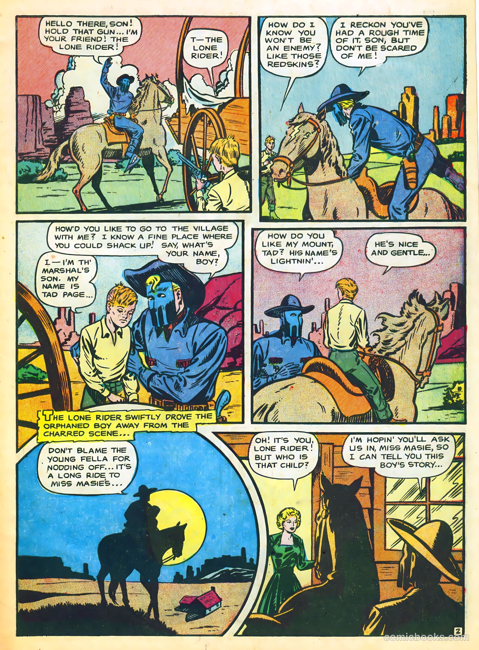 The Lone Rider #23 (1954) — page 5 of 36