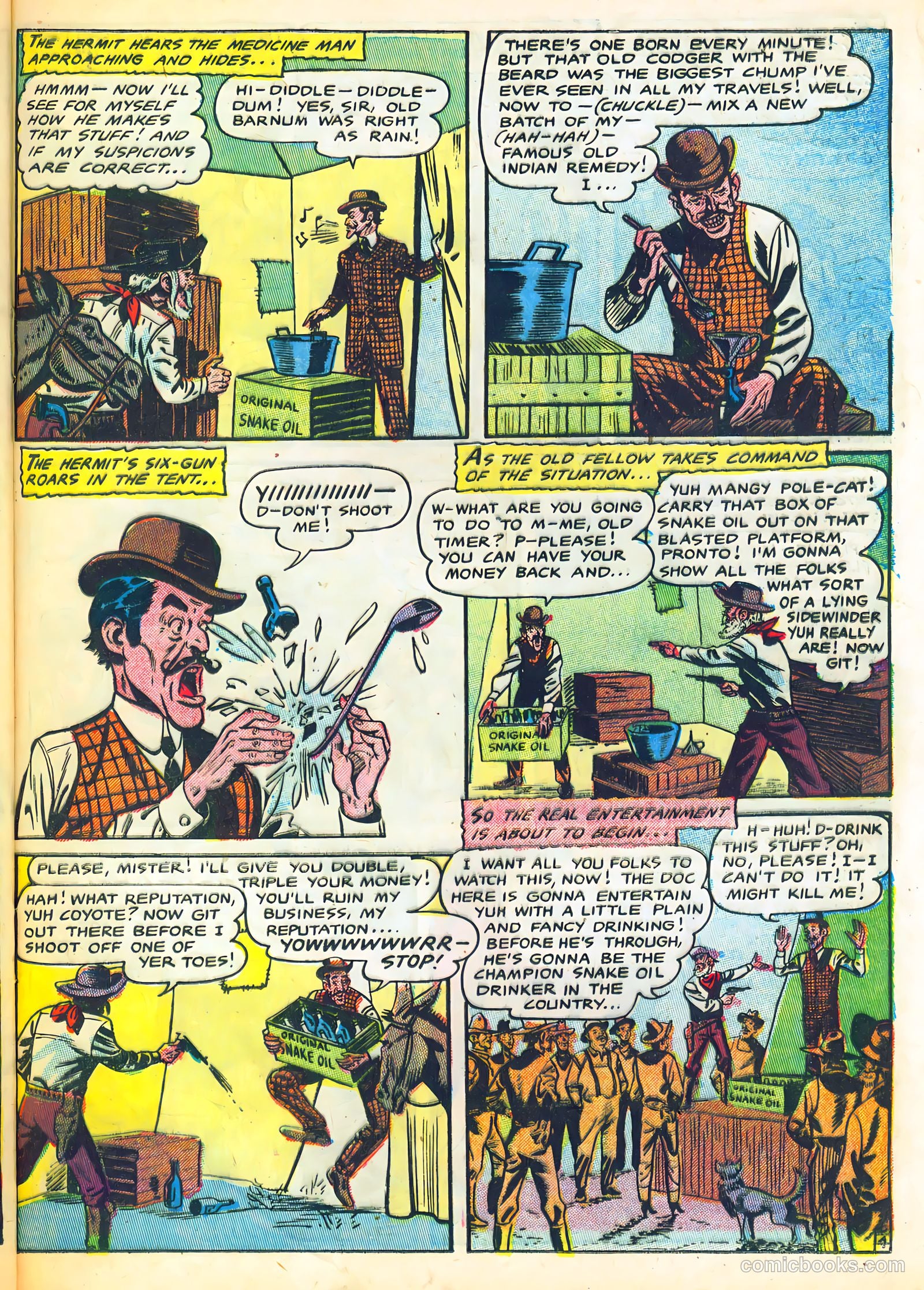 The Lone Rider #23 (1954) — page 23 of 36