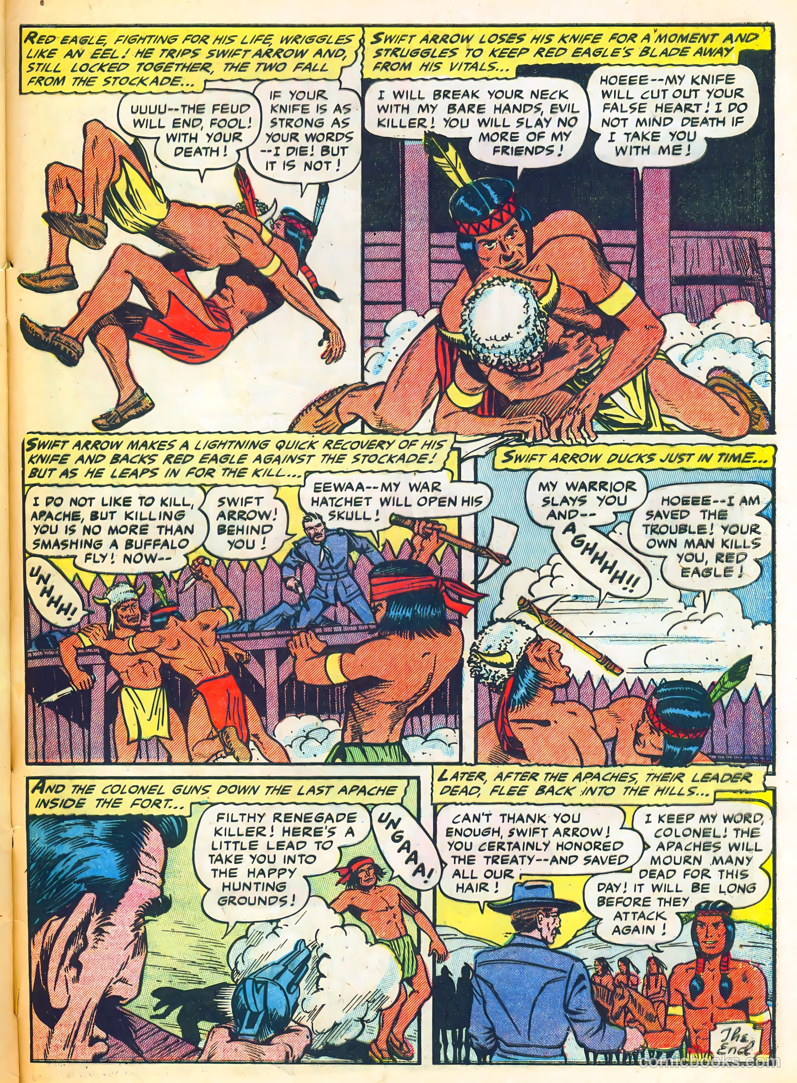 The Lone Rider #23 (1954) — page 33 of 36