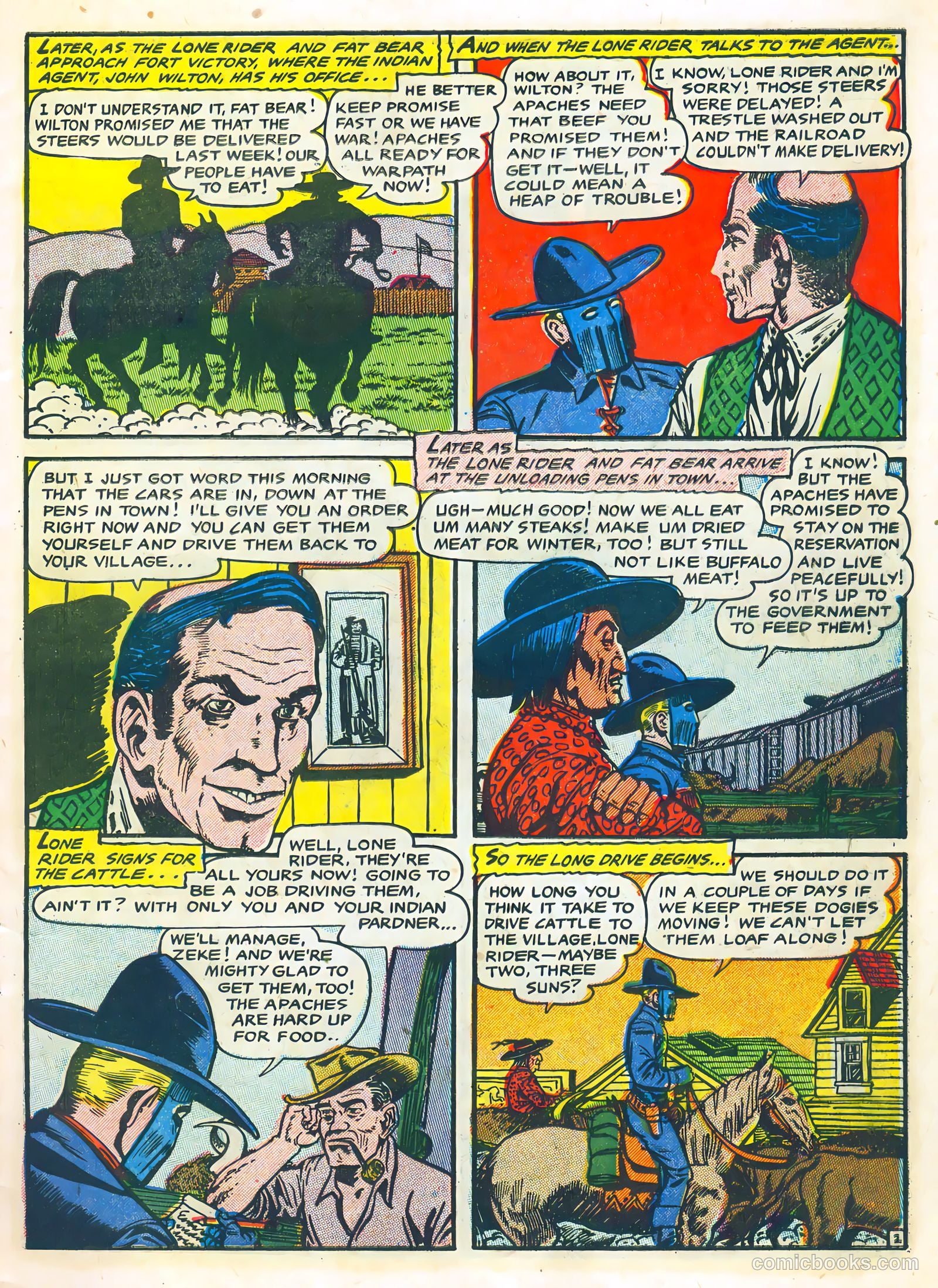 The Lone Rider #24 (1955) — page 5 of 36