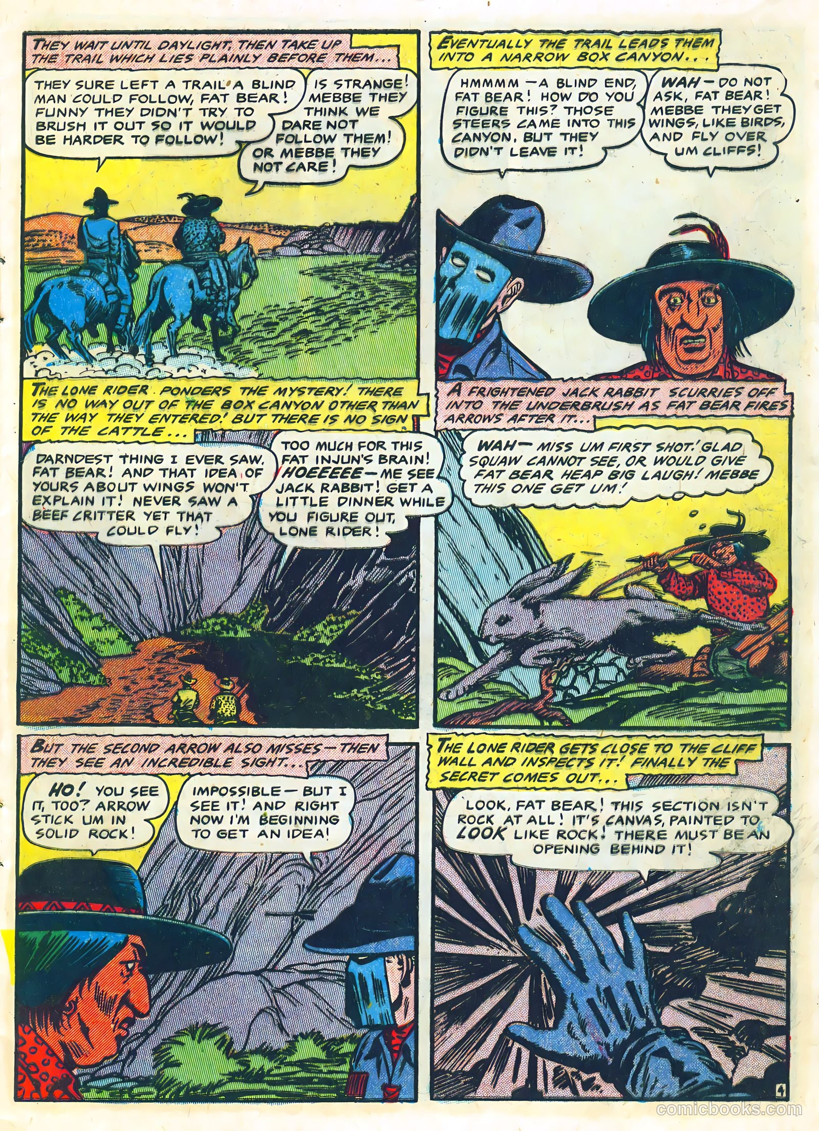 The Lone Rider #24 (1955) — page 7 of 36