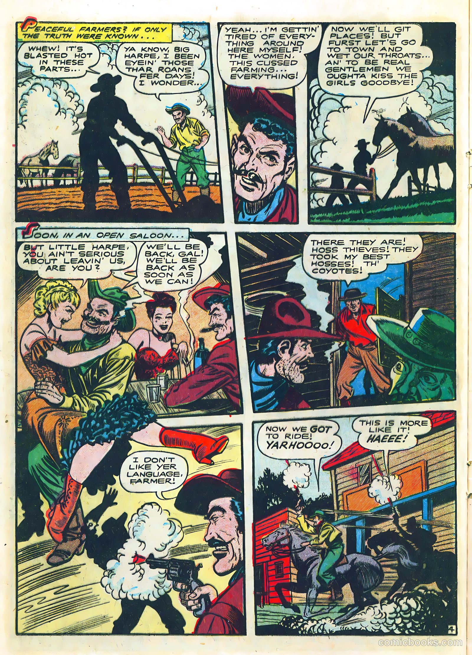 The Lone Rider #24 (1955) — page 14 of 36