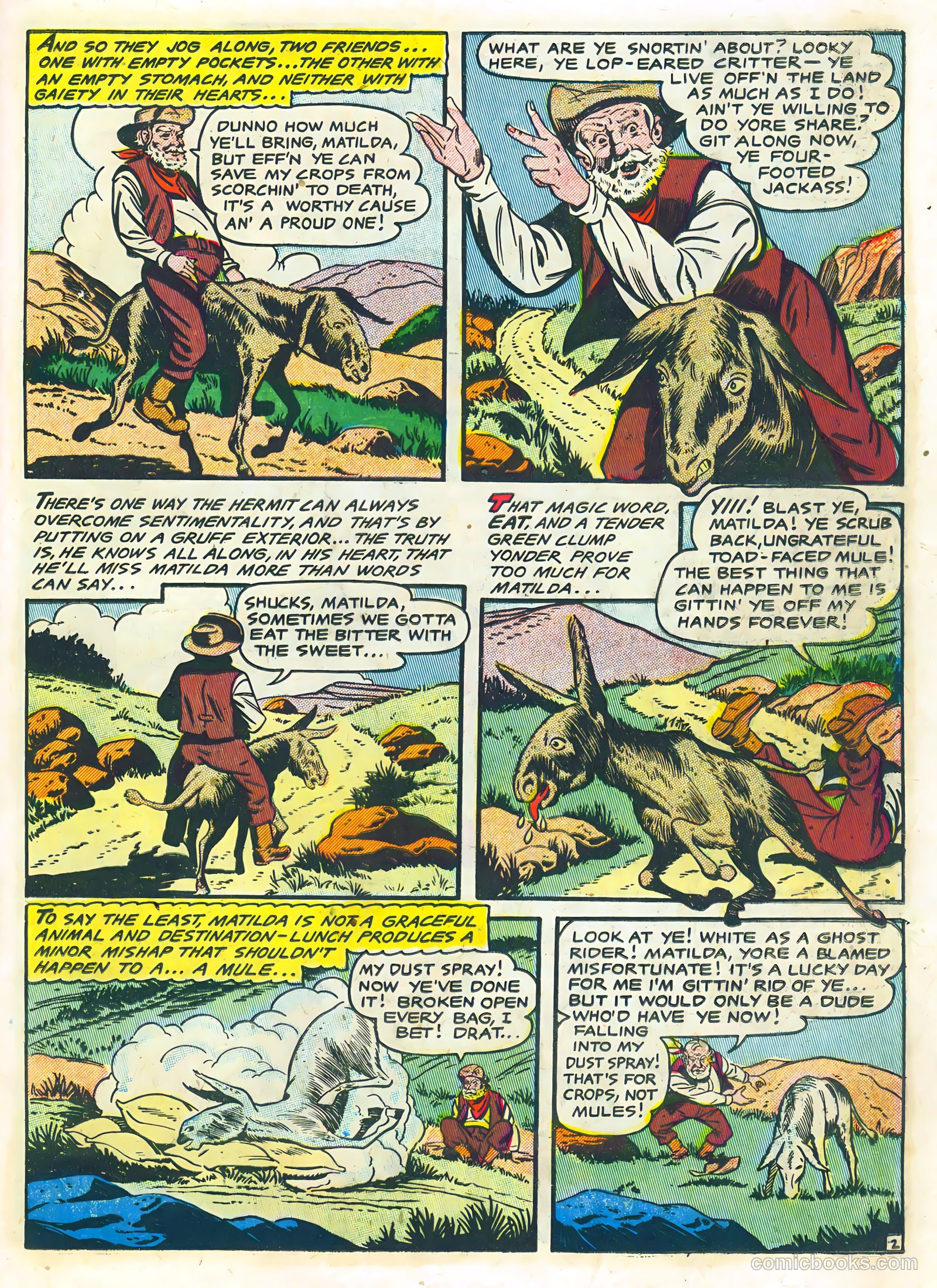 The Lone Rider #24 (1955) — page 21 of 36