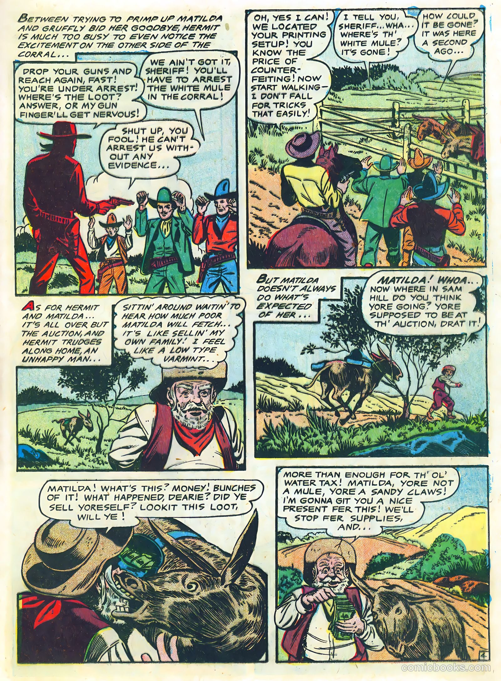 The Lone Rider #24 (1955) — page 23 of 36