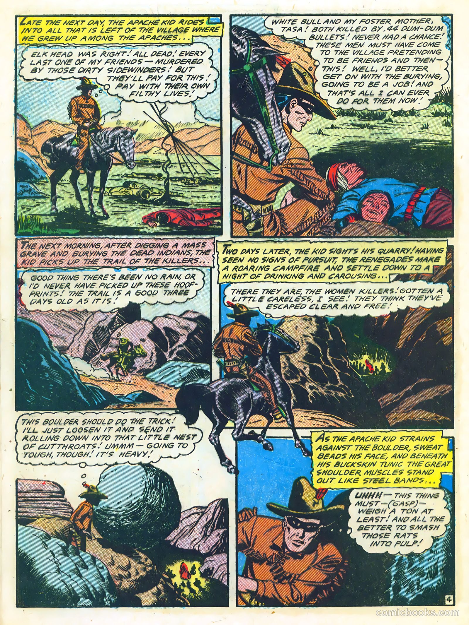 The Lone Rider #24 (1955) — page 30 of 36