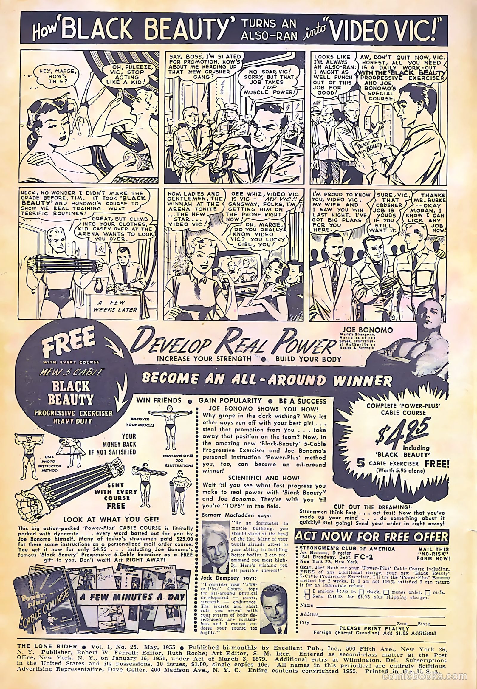 The Lone Rider #25 (1955) — page 2 of 36