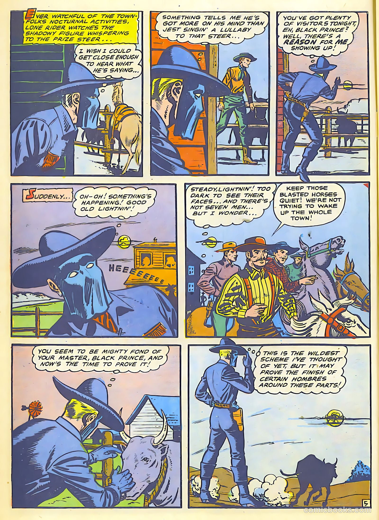 The Lone Rider #25 (1955) — page 8 of 36