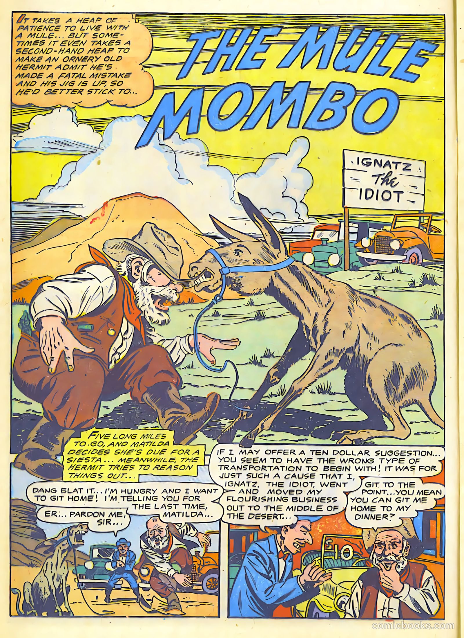 The Lone Rider #25 (1955) — page 14 of 36