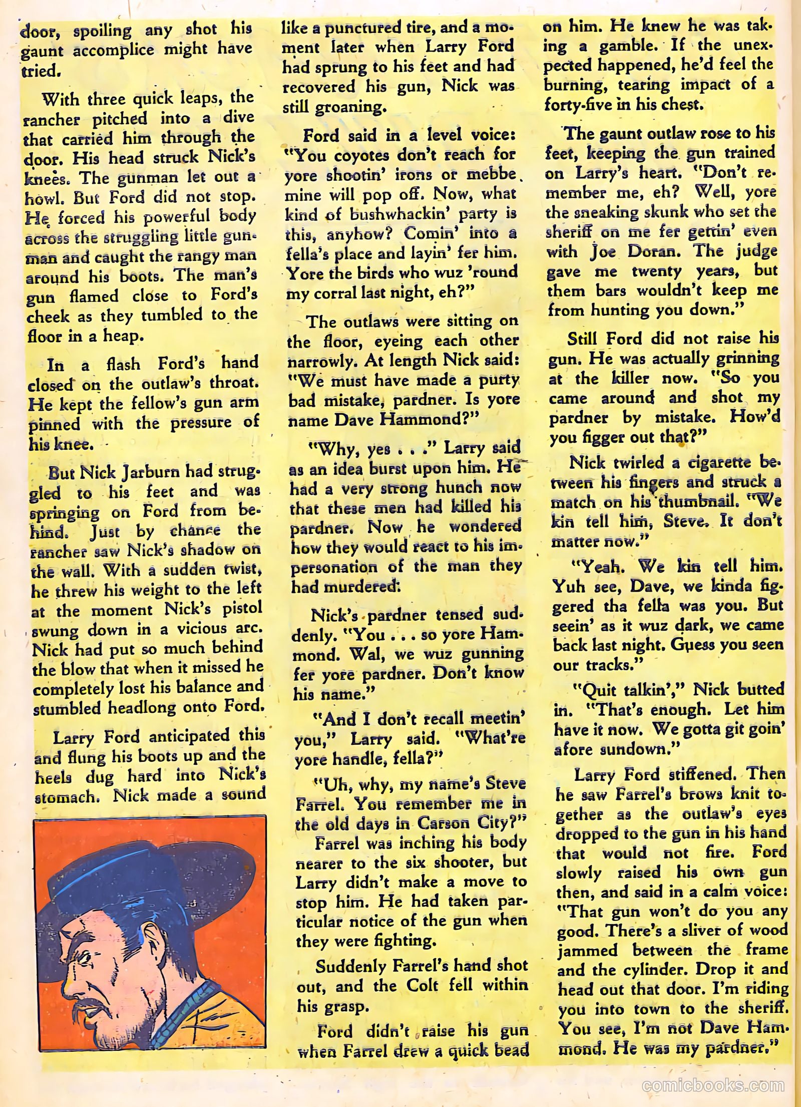 The Lone Rider #25 (1955) — page 28 of 36