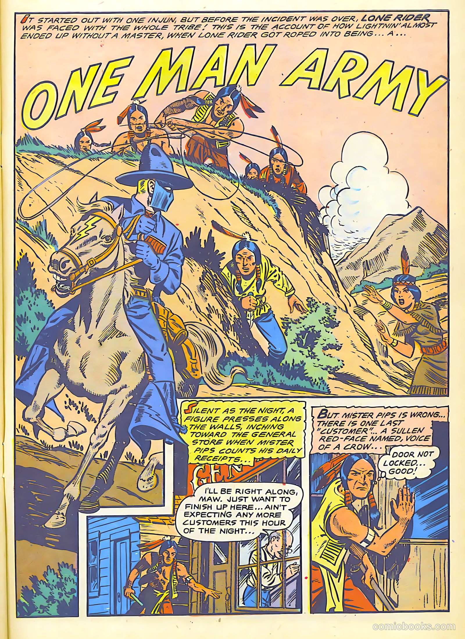 The Lone Rider #25 (1955) — page 29 of 36