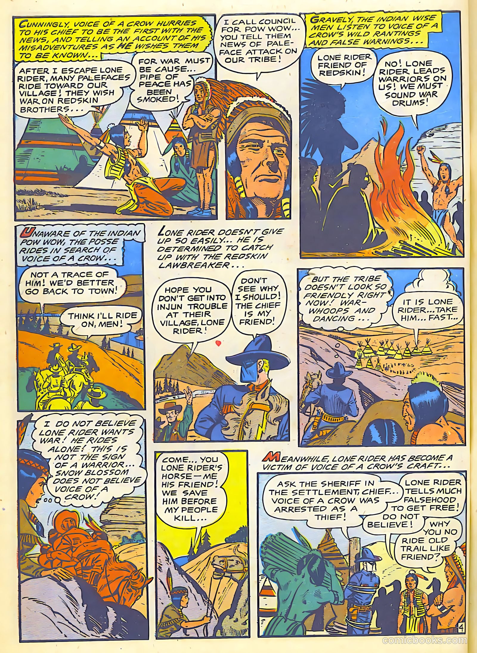 The Lone Rider #25 (1955) — page 32 of 36