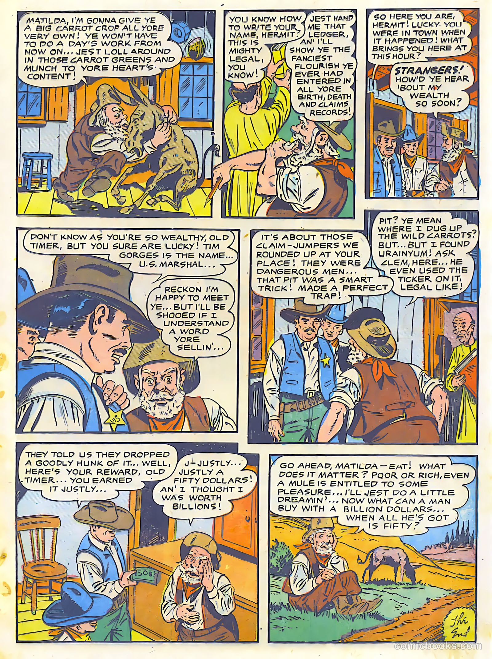 The Lone Rider #26 (1955) — page 15 of 36