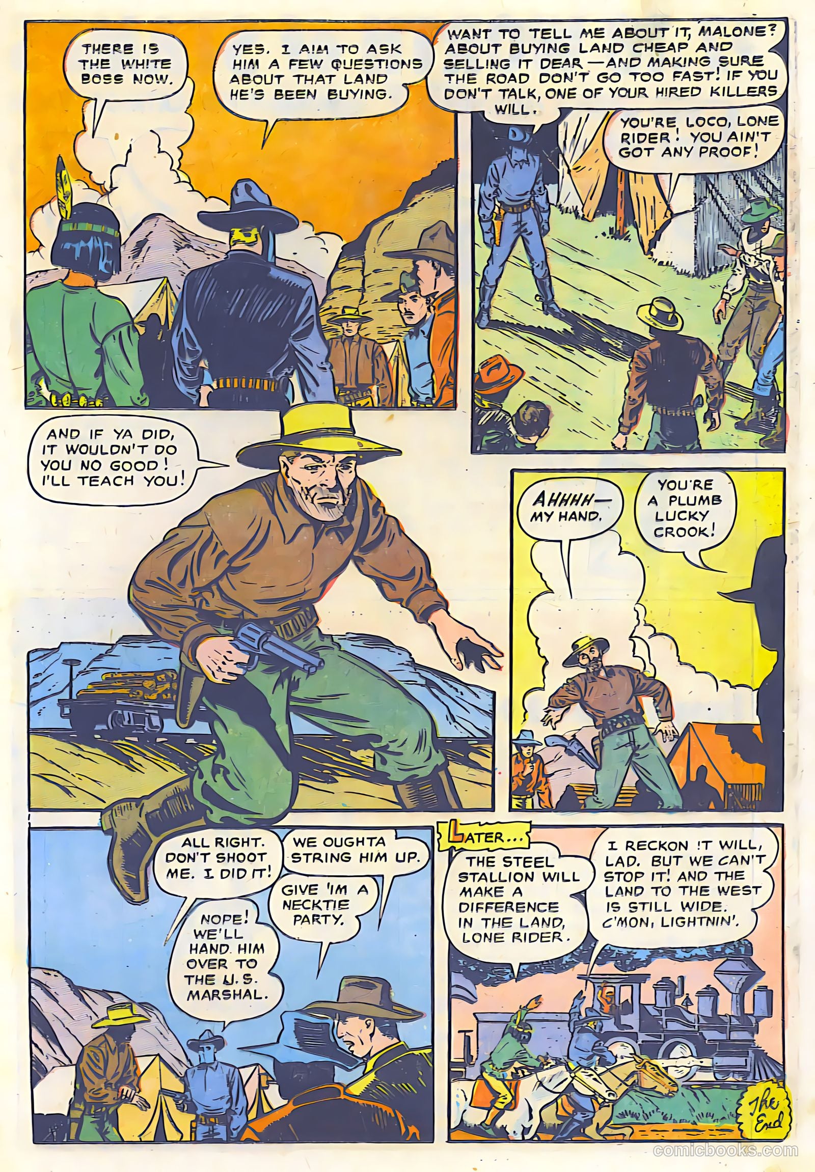 The Lone Rider #26 (1955) — page 29 of 36