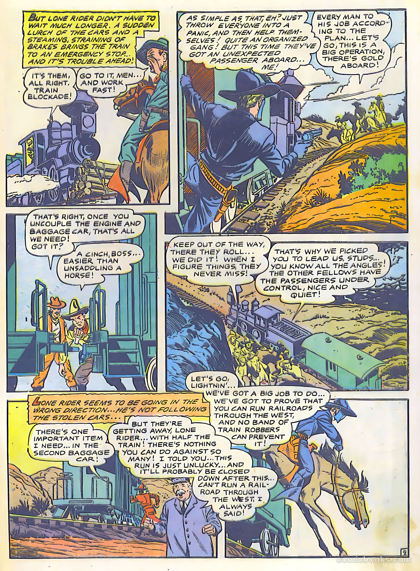 The Lone Rider #26 (1955) — page 31 of 36