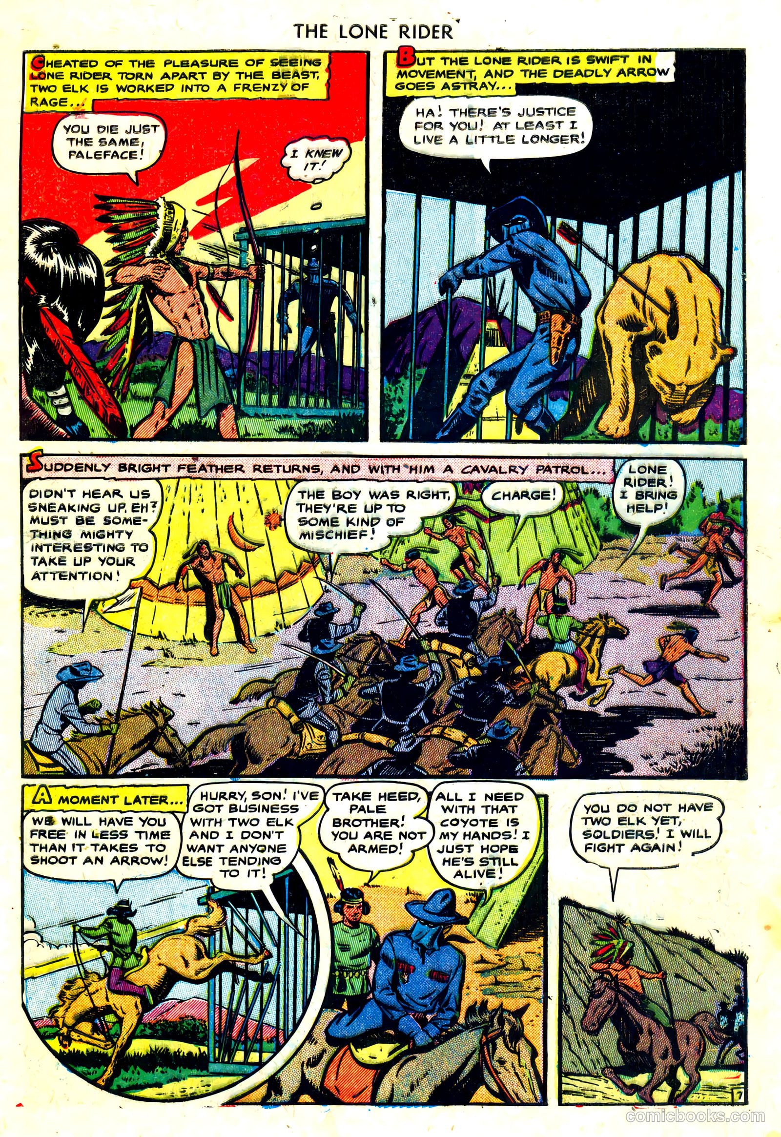 The Lone Rider #3 (1951) — page 9 of 36