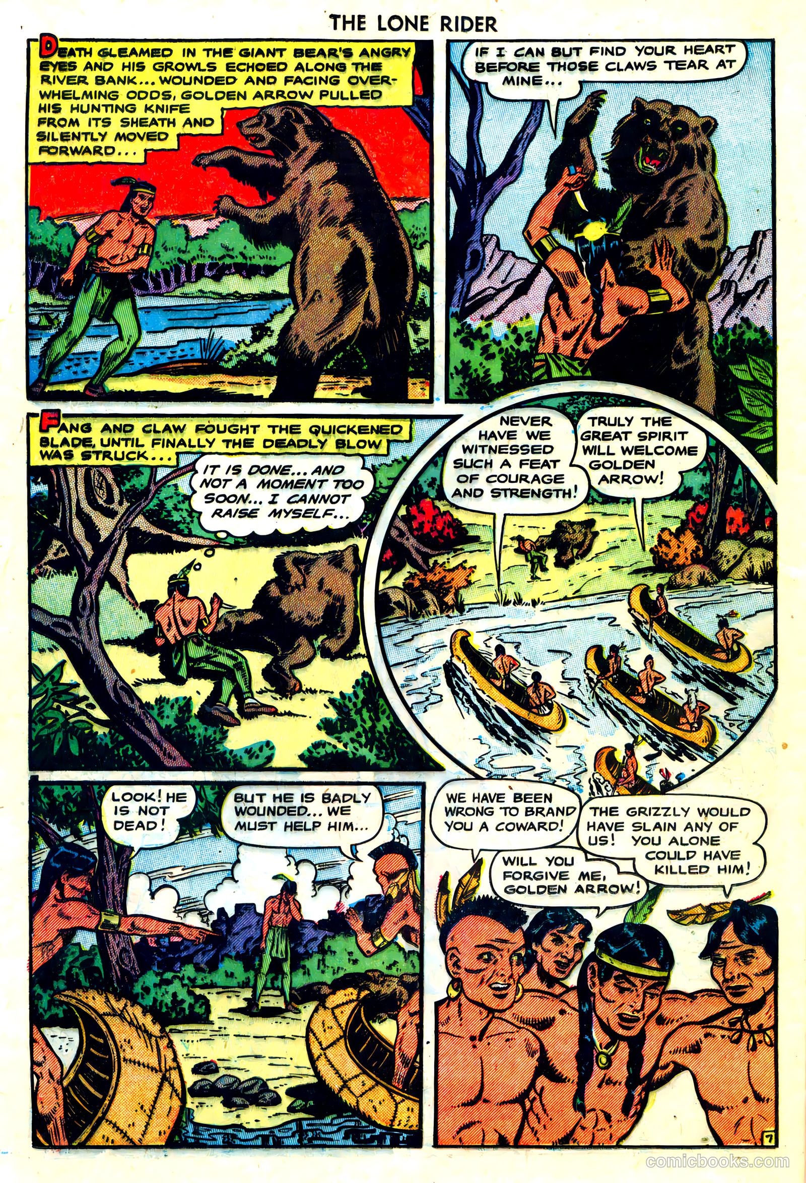 The Lone Rider #3 (1951) — page 24 of 36