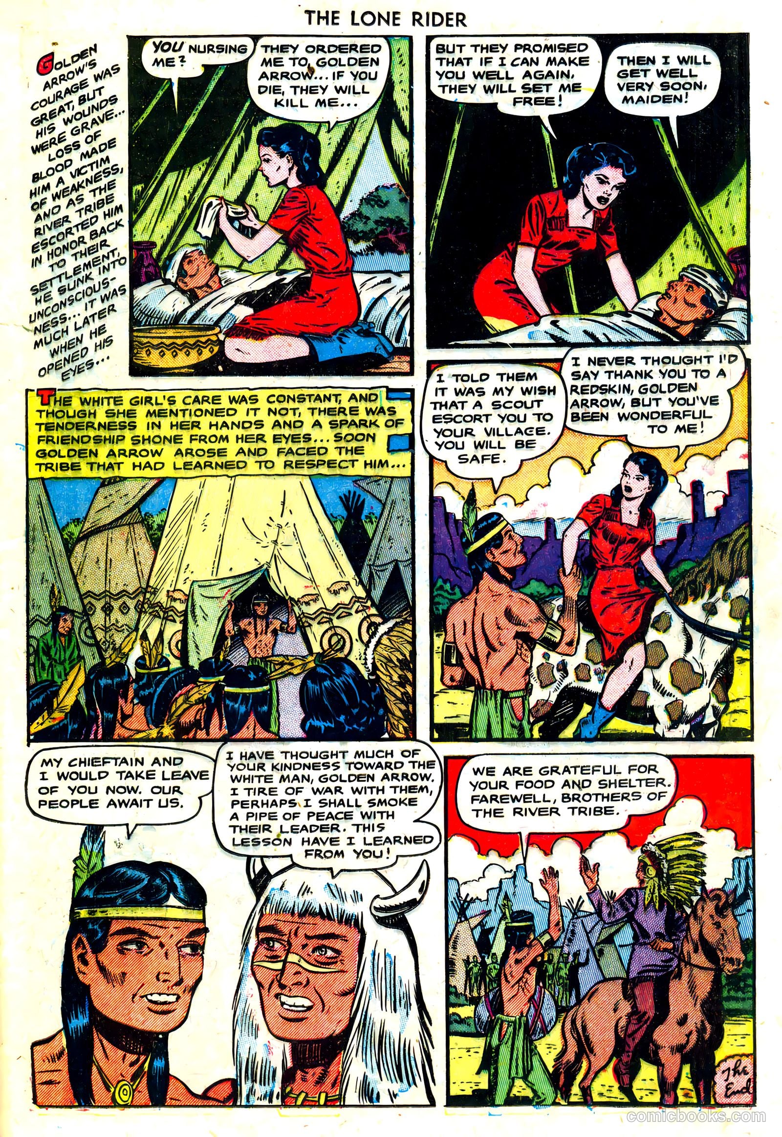 The Lone Rider #3 (1951) — page 25 of 36