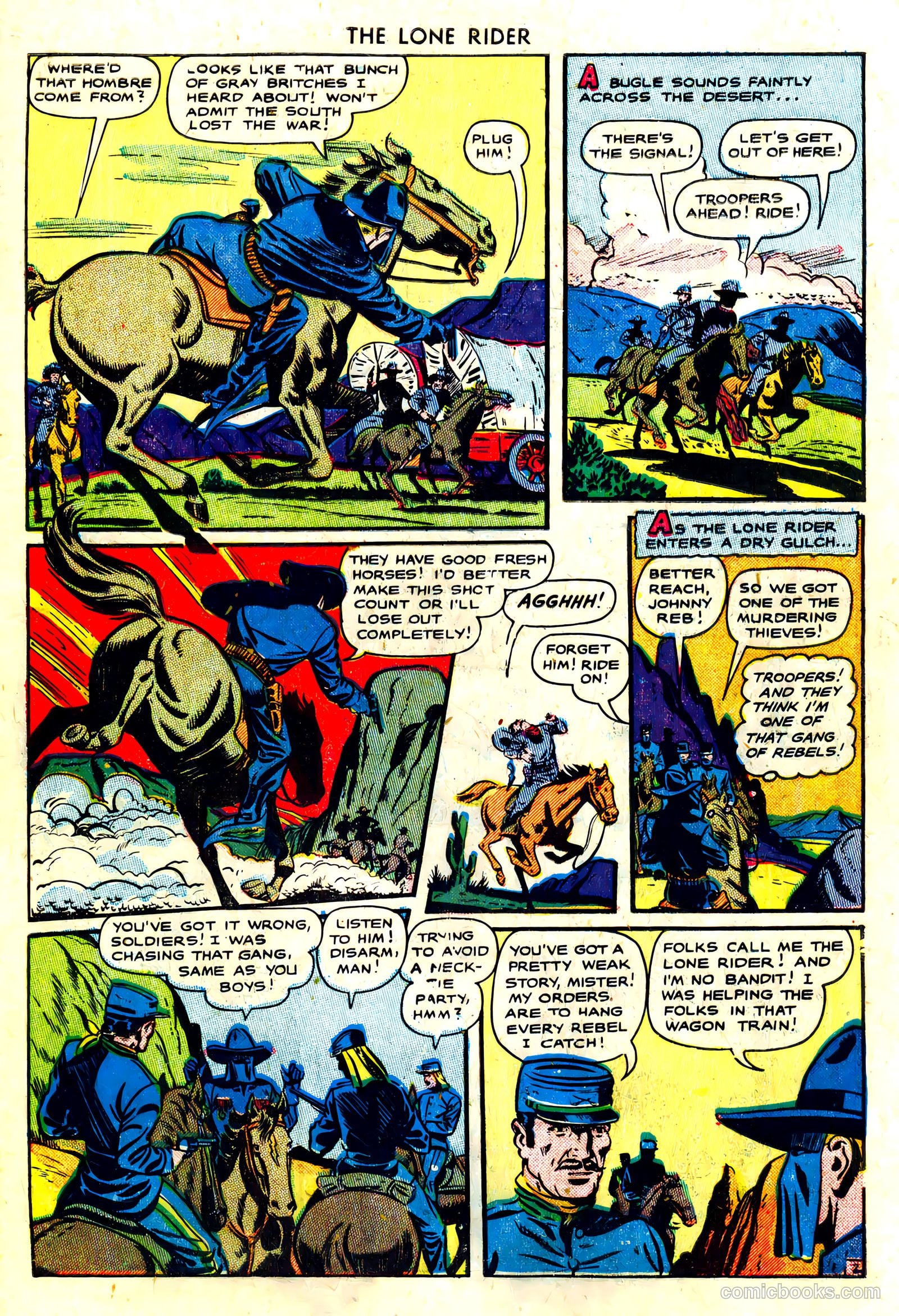 The Lone Rider #3 (1951) — page 27 of 36