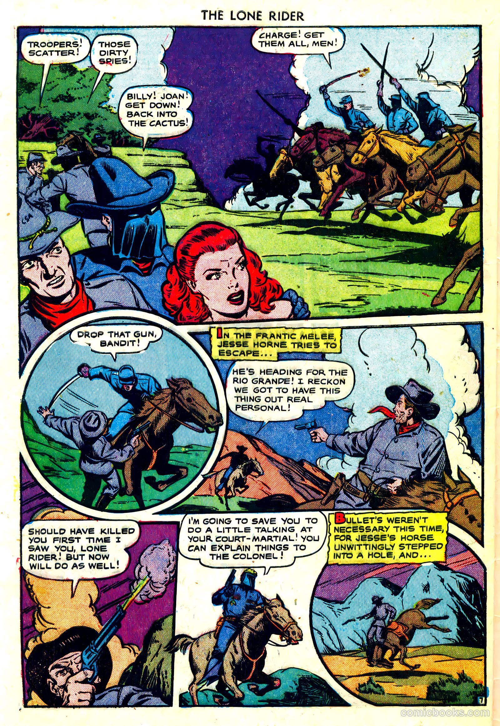 The Lone Rider #3 (1951) — page 32 of 36