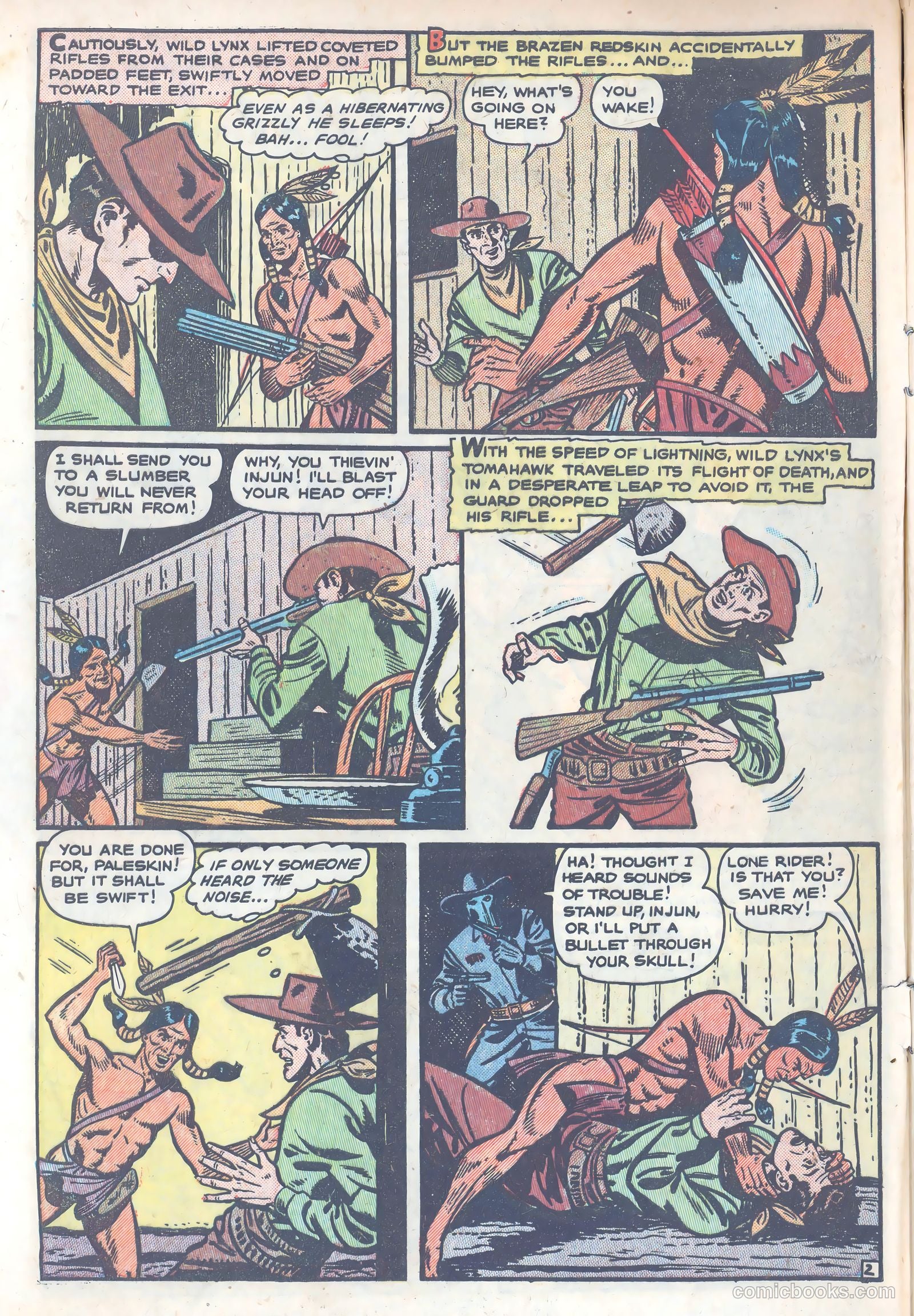The Lone Rider #4 (1954) — page 6 of 39