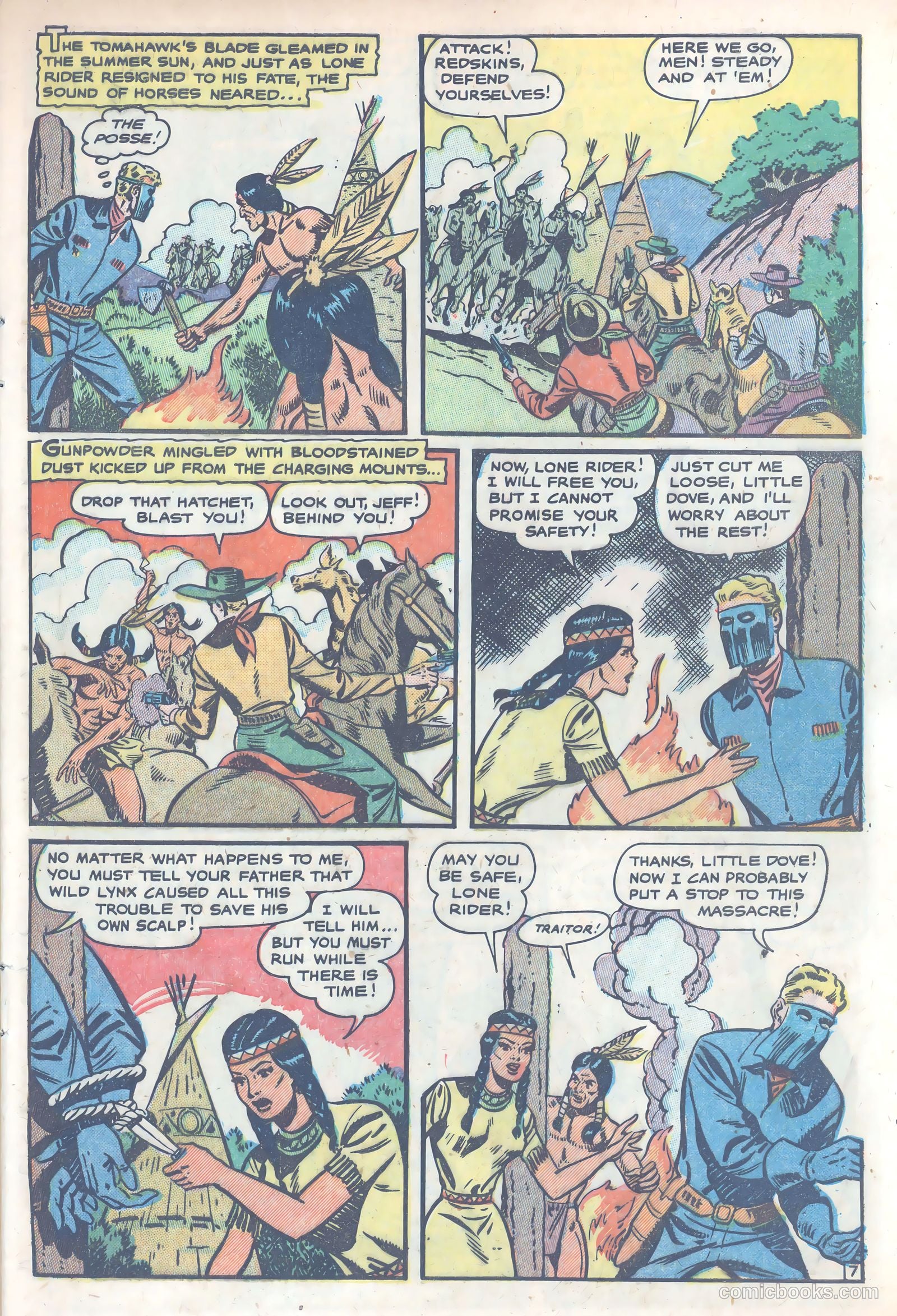 The Lone Rider #4 (1954) — page 11 of 39