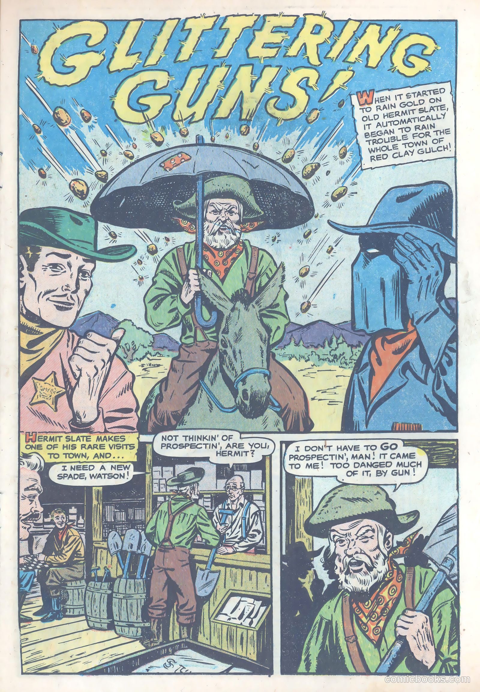 The Lone Rider #4 (1954) — page 13 of 39