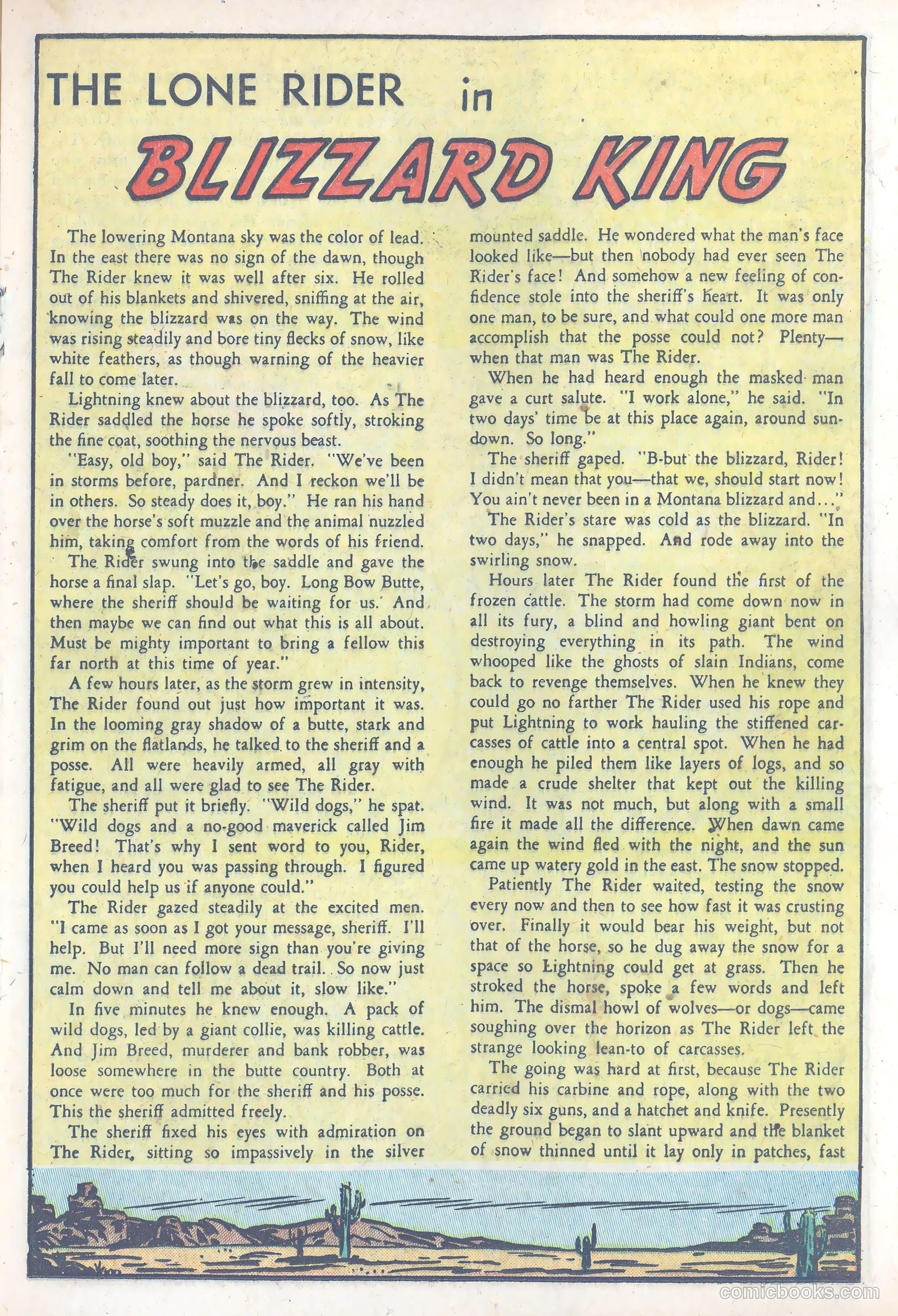 The Lone Rider #4 (1954) — page 19 of 39