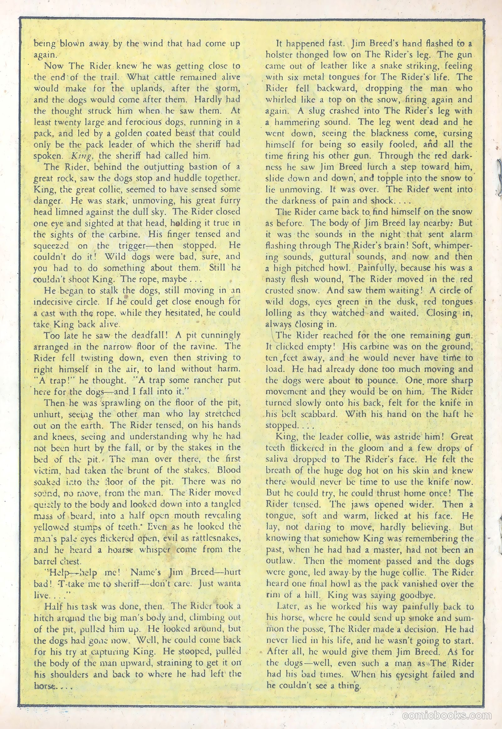 The Lone Rider #4 (1954) — page 20 of 39
