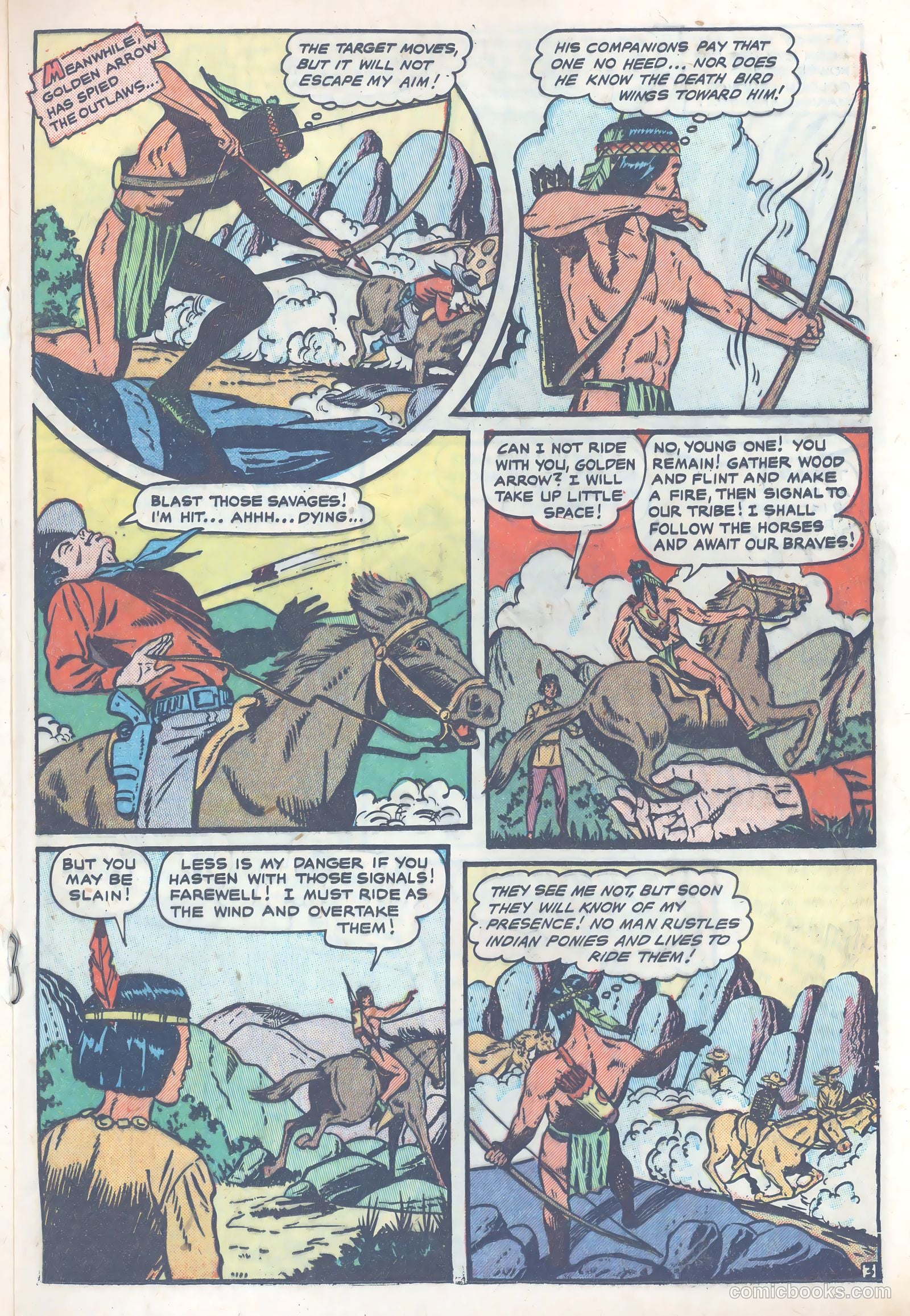 The Lone Rider #4 (1954) — page 23 of 39