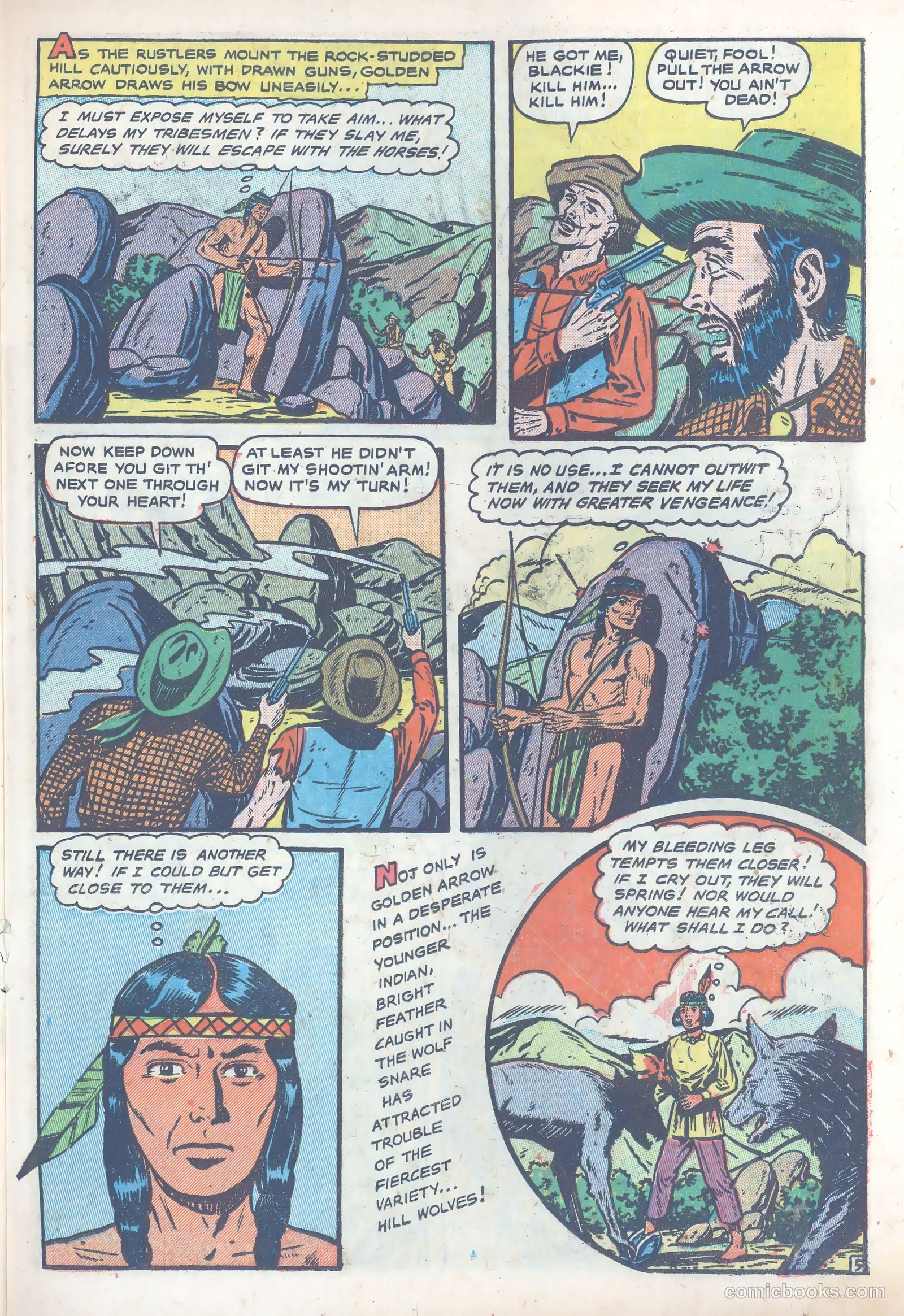 The Lone Rider #4 (1954) — page 25 of 39