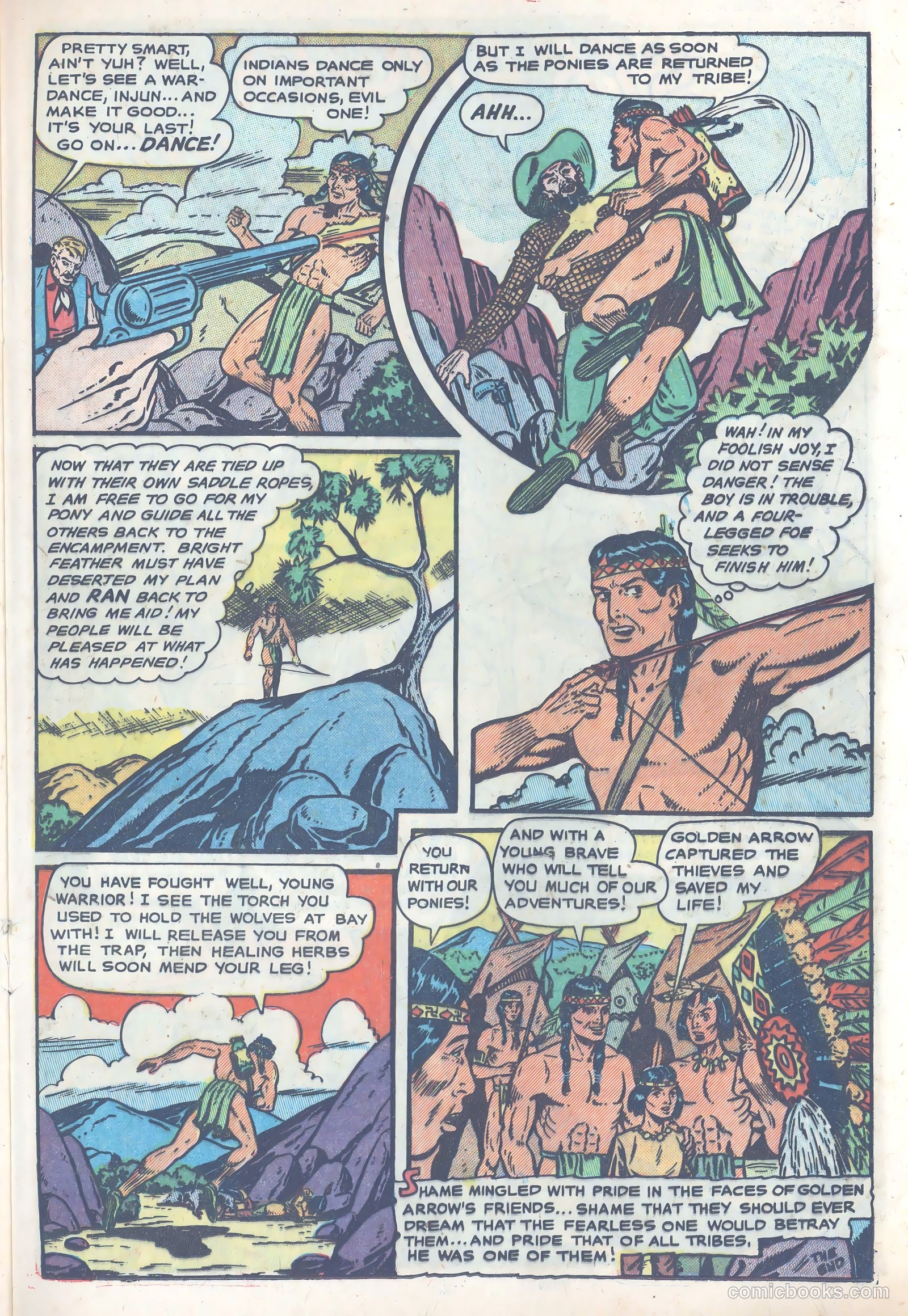 The Lone Rider #4 (1954) — page 27 of 39