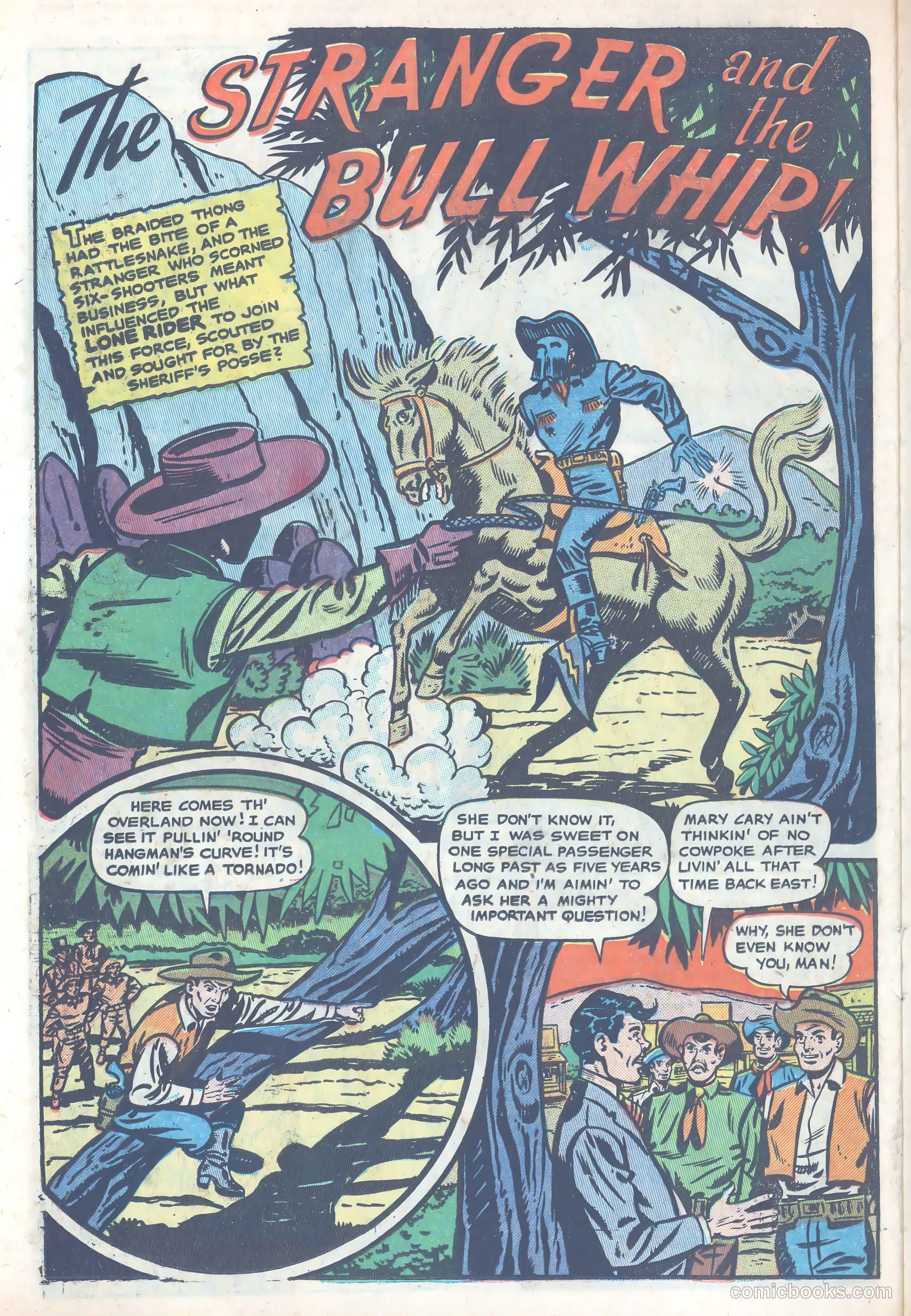The Lone Rider #4 (1954) — page 28 of 39